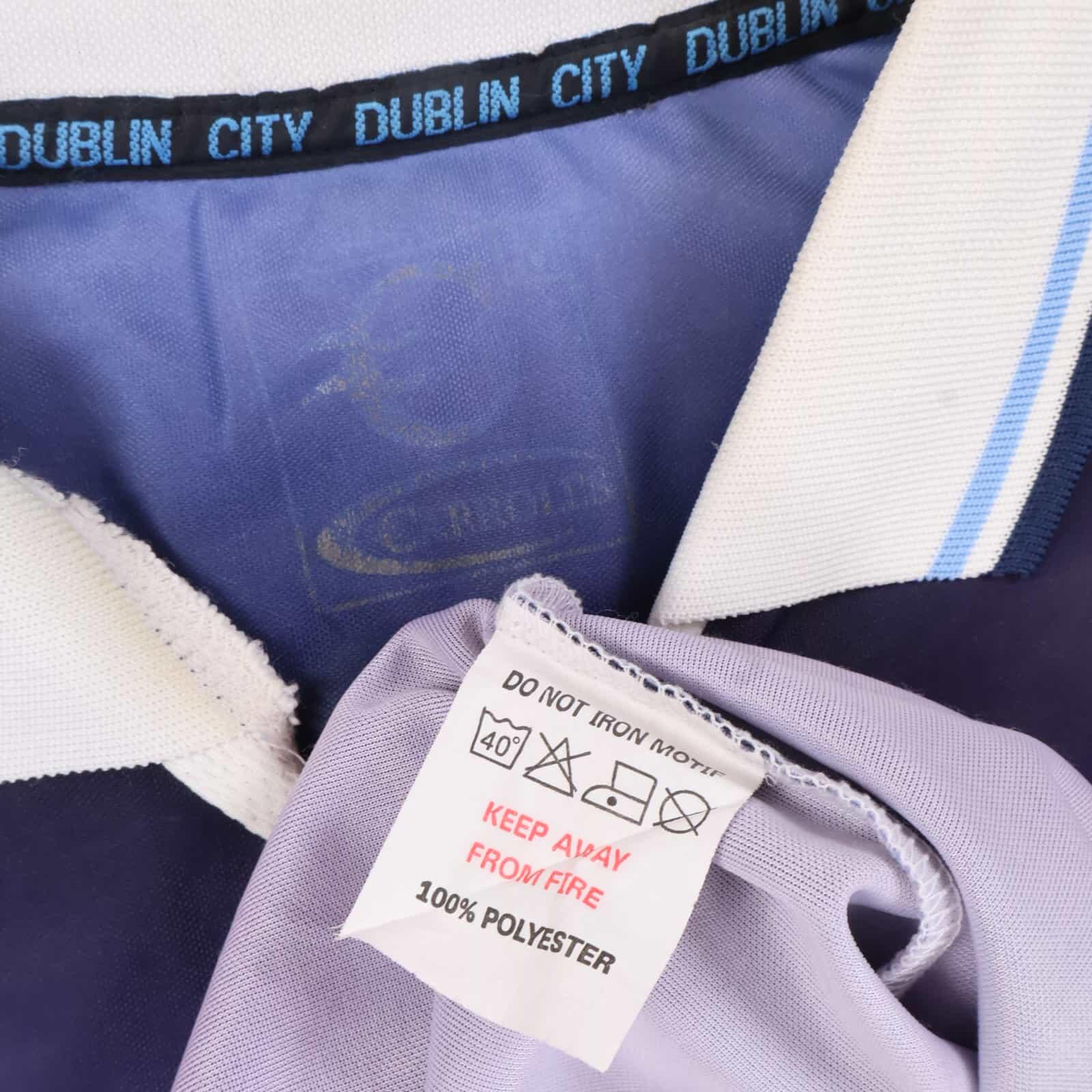 Dublin City 2002/03 Away Shirt - XL- TAGS