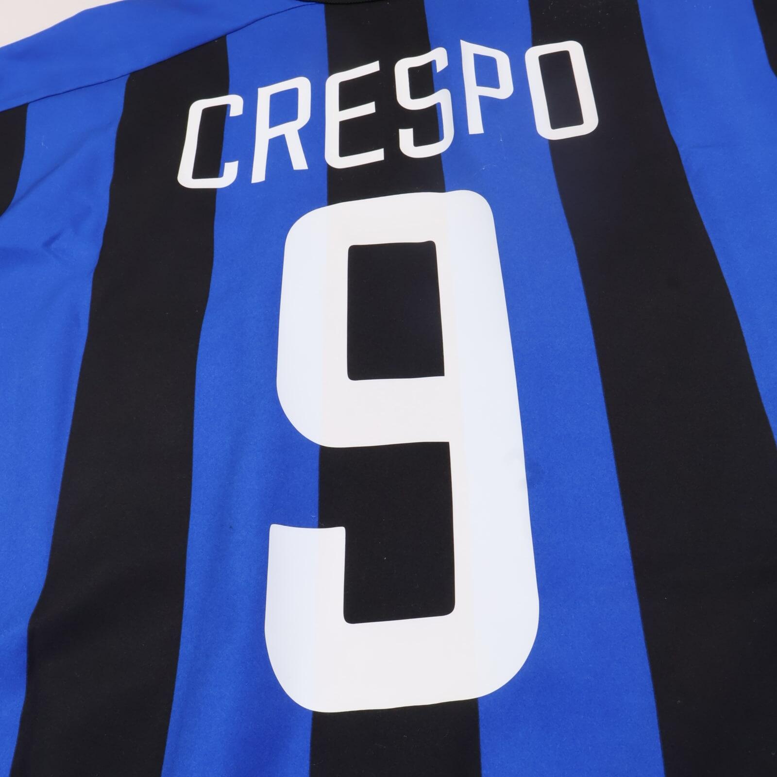 Inter Milan Crespo #9 2002/04 Home Shirt - XL- TAGS