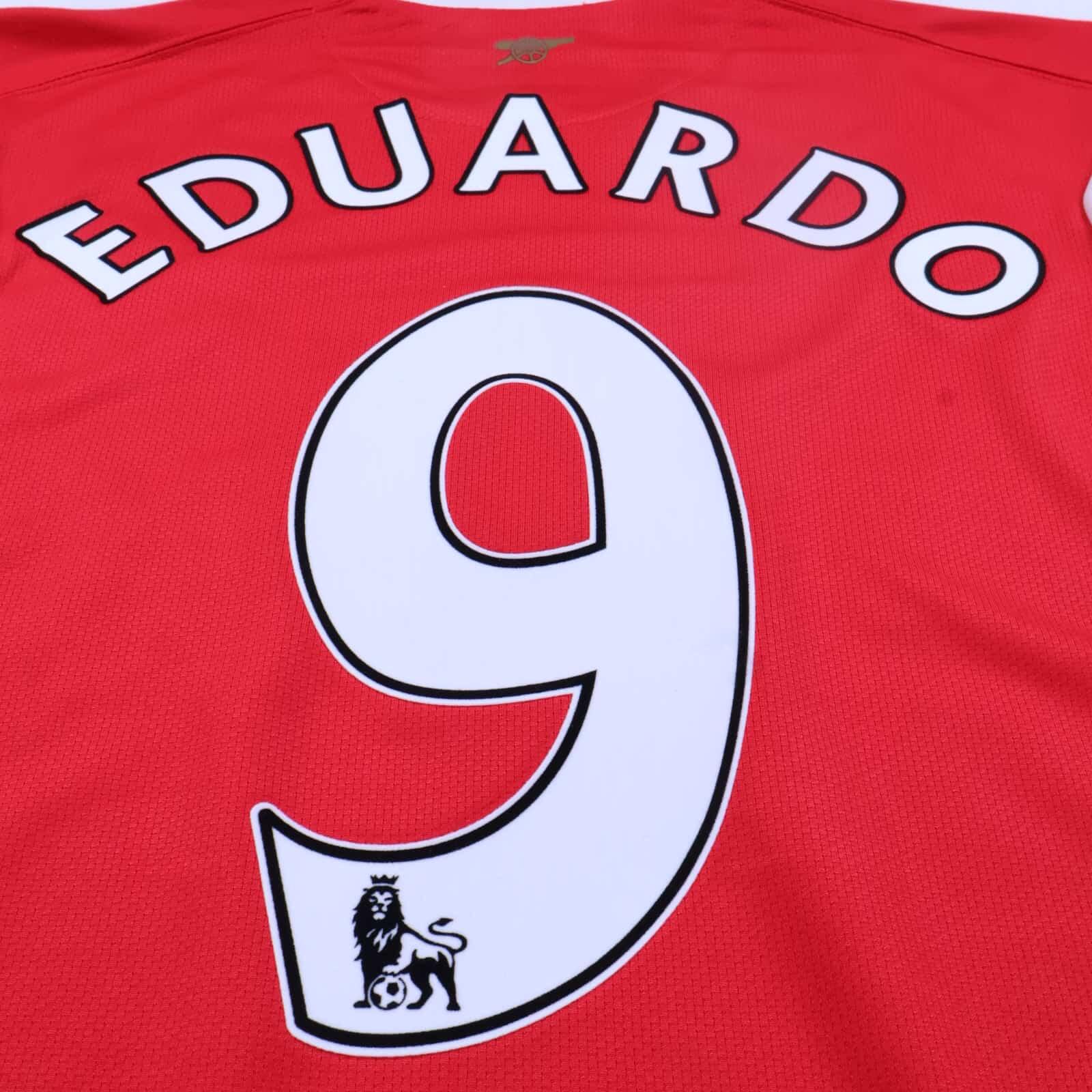 Arsenal Eduardo #9 2008/10 Home Shirt - M