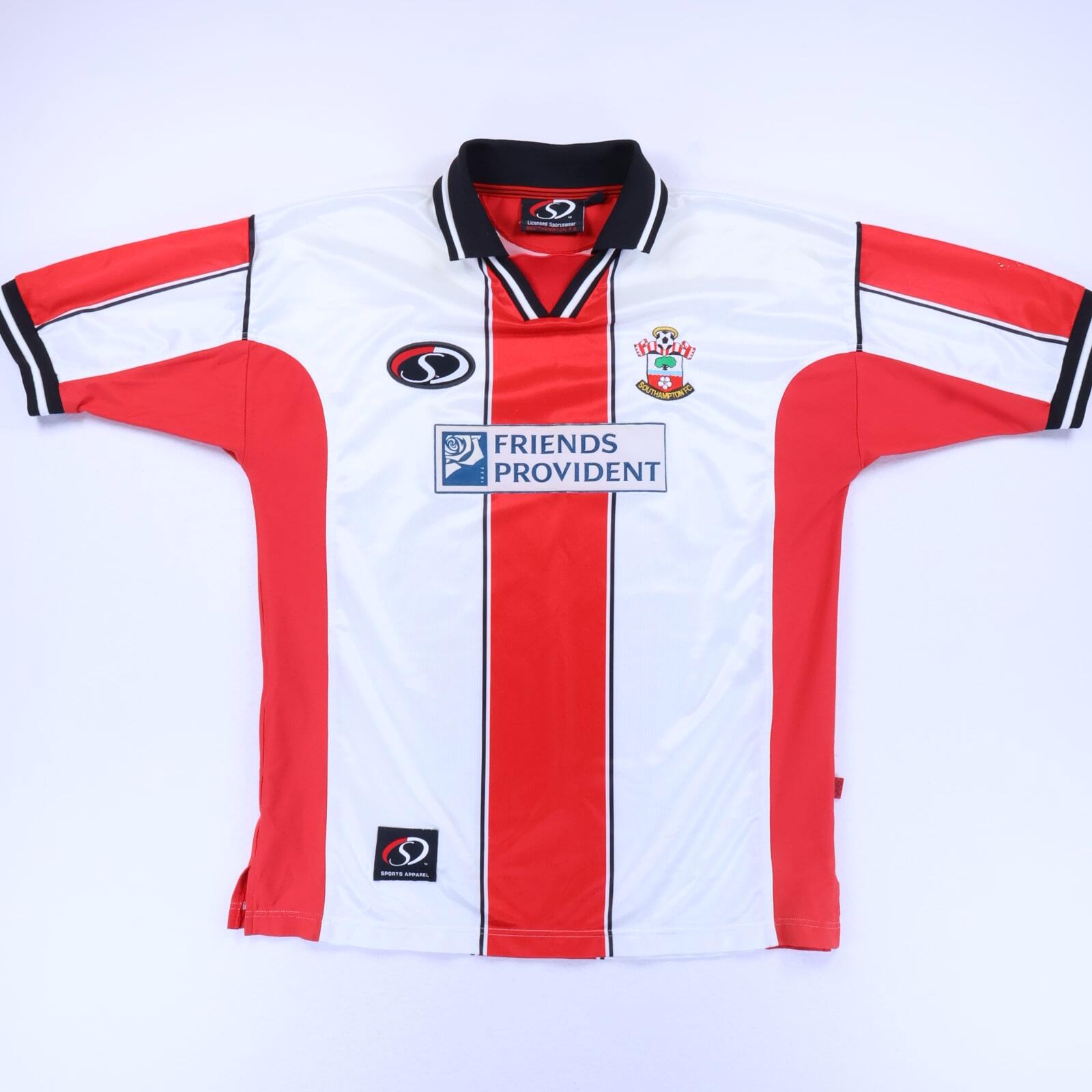 Southampton F.C 1999/01 Home Shirt - L- FRONT
