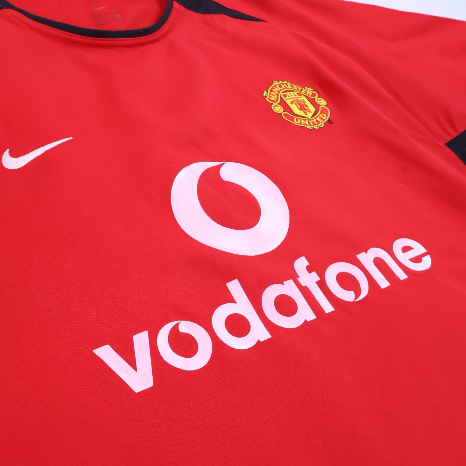 Manchester United 2002/04 Home Shirt - XL- BACK