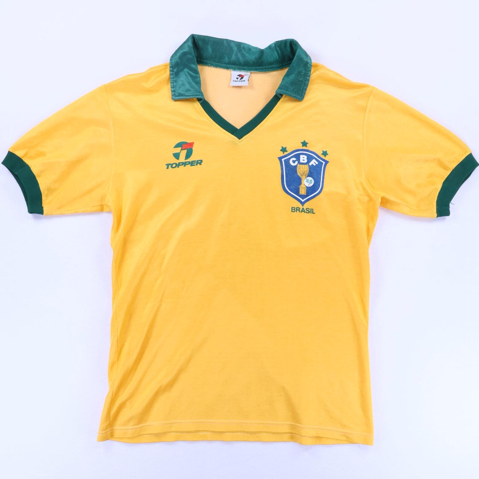 Brazil 1986/ World Cup Home Shirt - M- FRONT