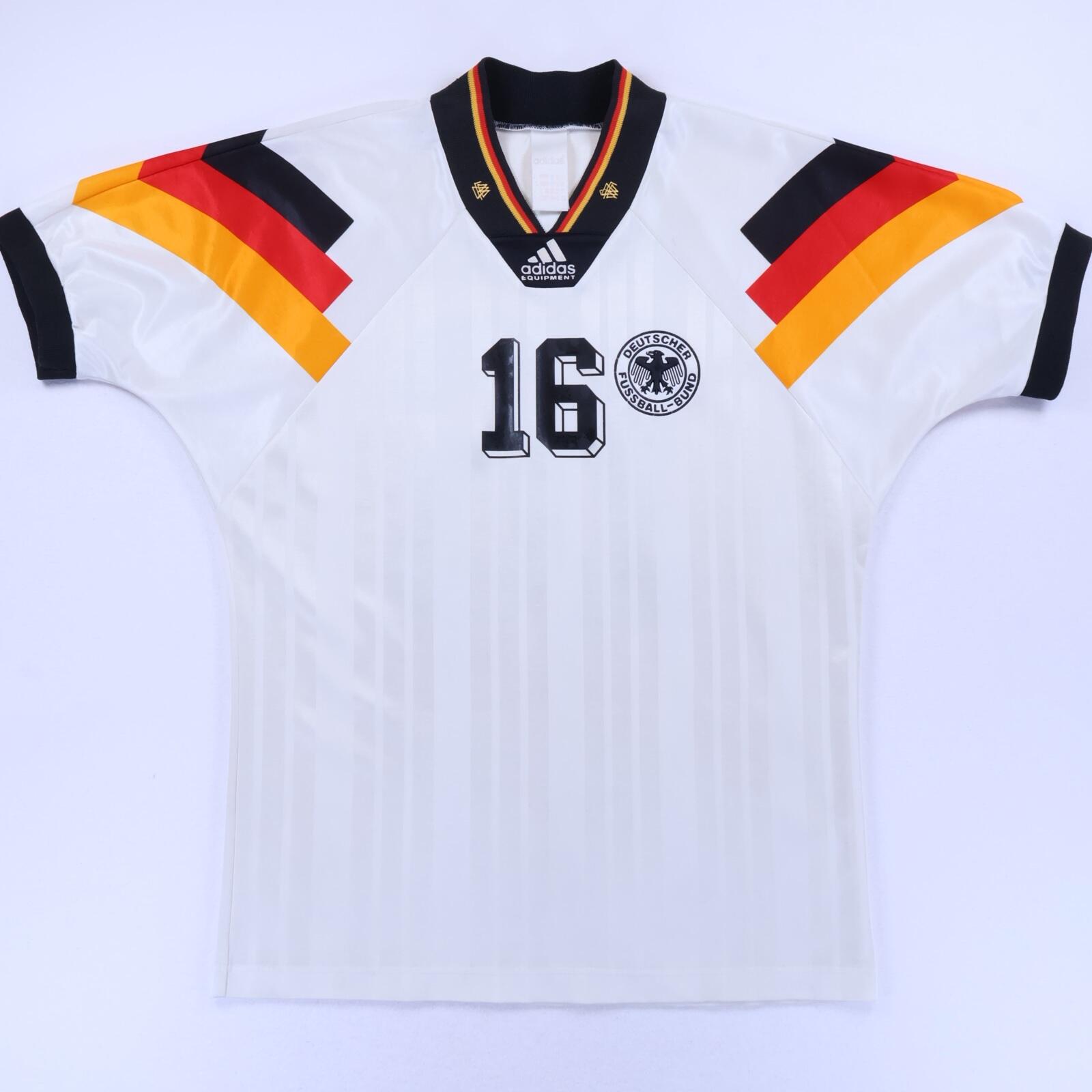 Germany Sammer #16 1992/94 Home Shirt - M- BACK