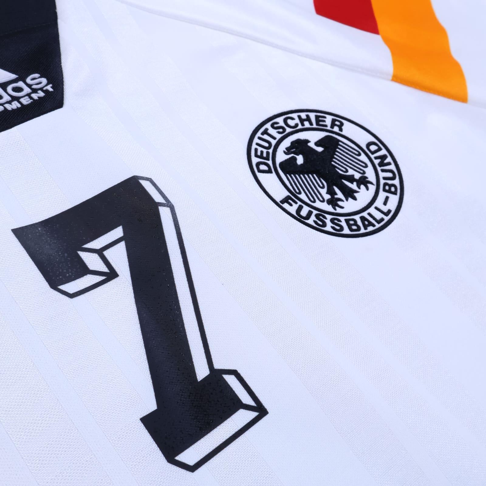 Germany Moller #7 1992/94 Home Shirt - XL