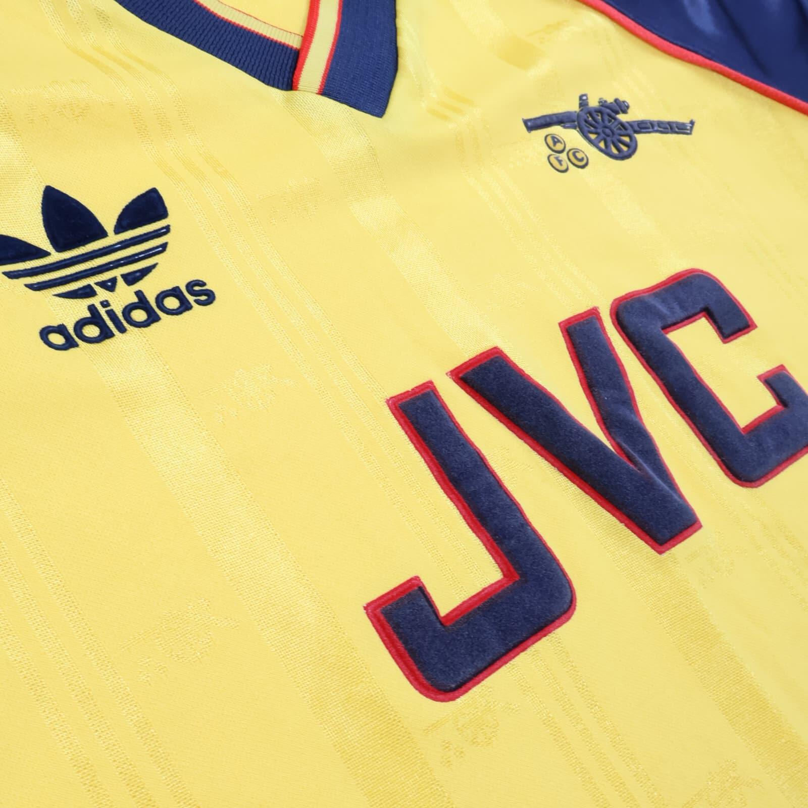 Arsenal 1988/91 Away Shirt - L- BACK