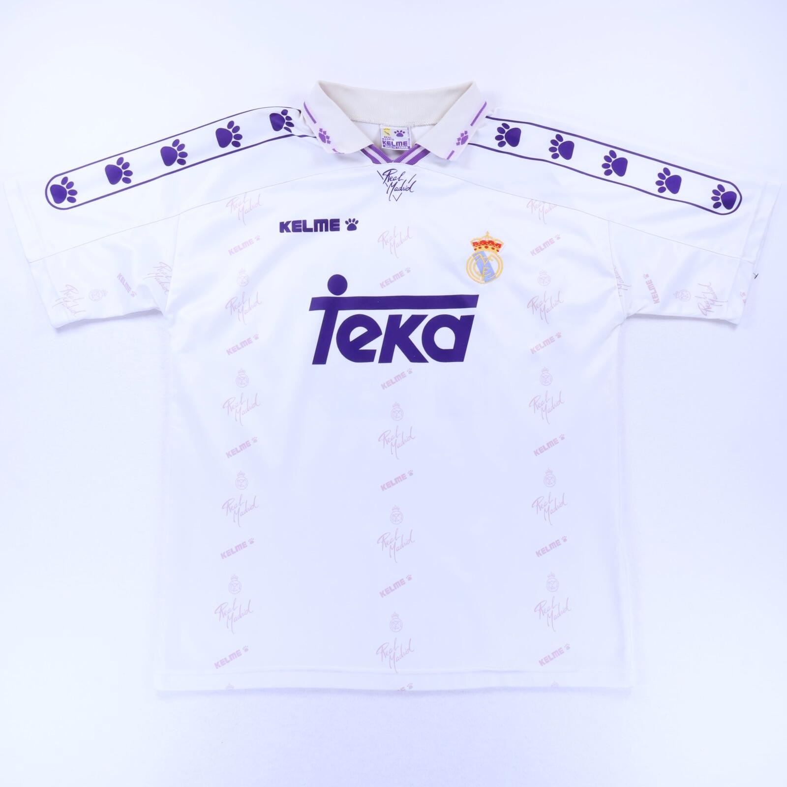 Real Madrid Laudrup #10 1994/96 Home Shirt - XL- BACK