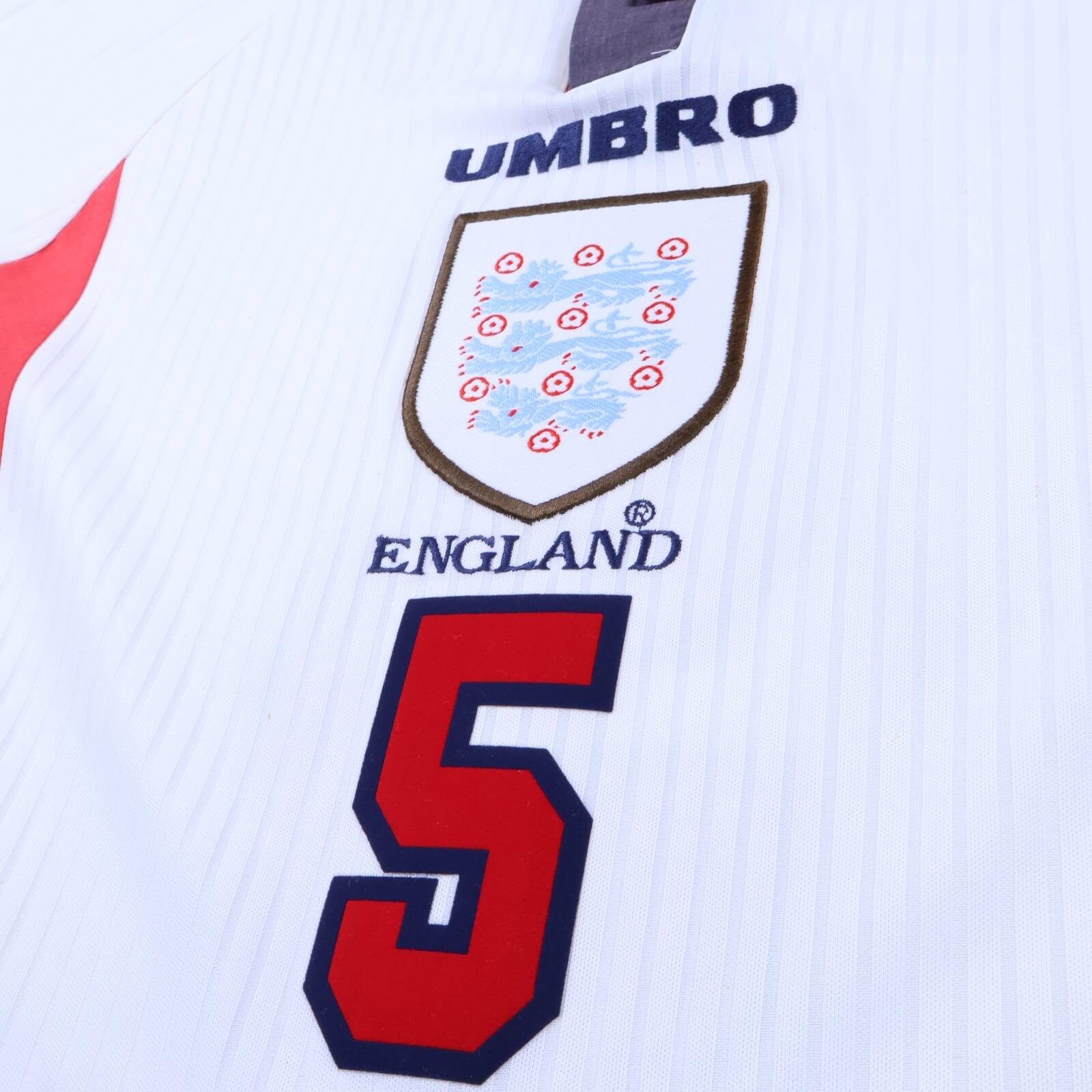 England Adams #5 1997/99 Home Shirt - L