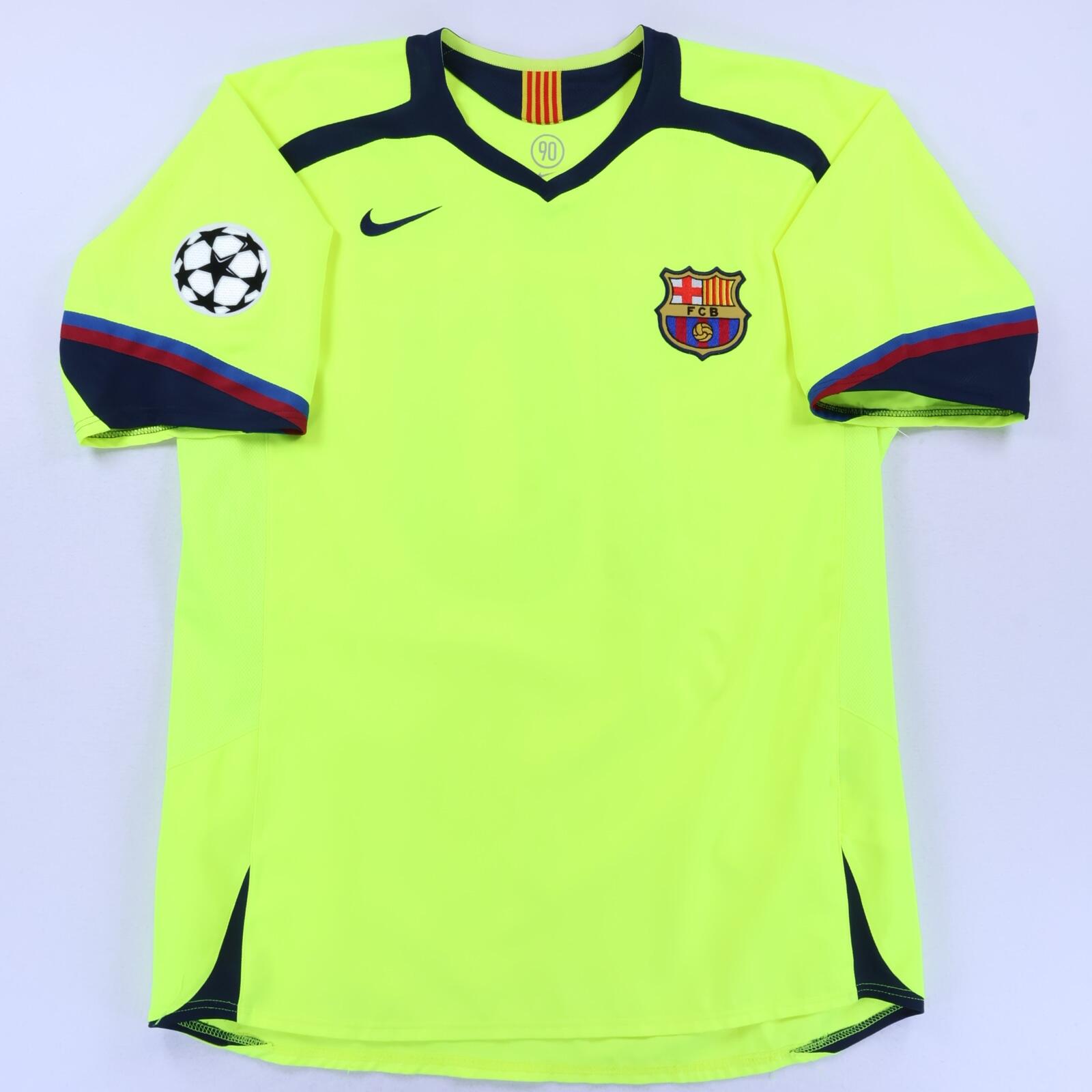 Barcelona Ronaldinho #10 2005/06 Away Shirt - L- BACK
