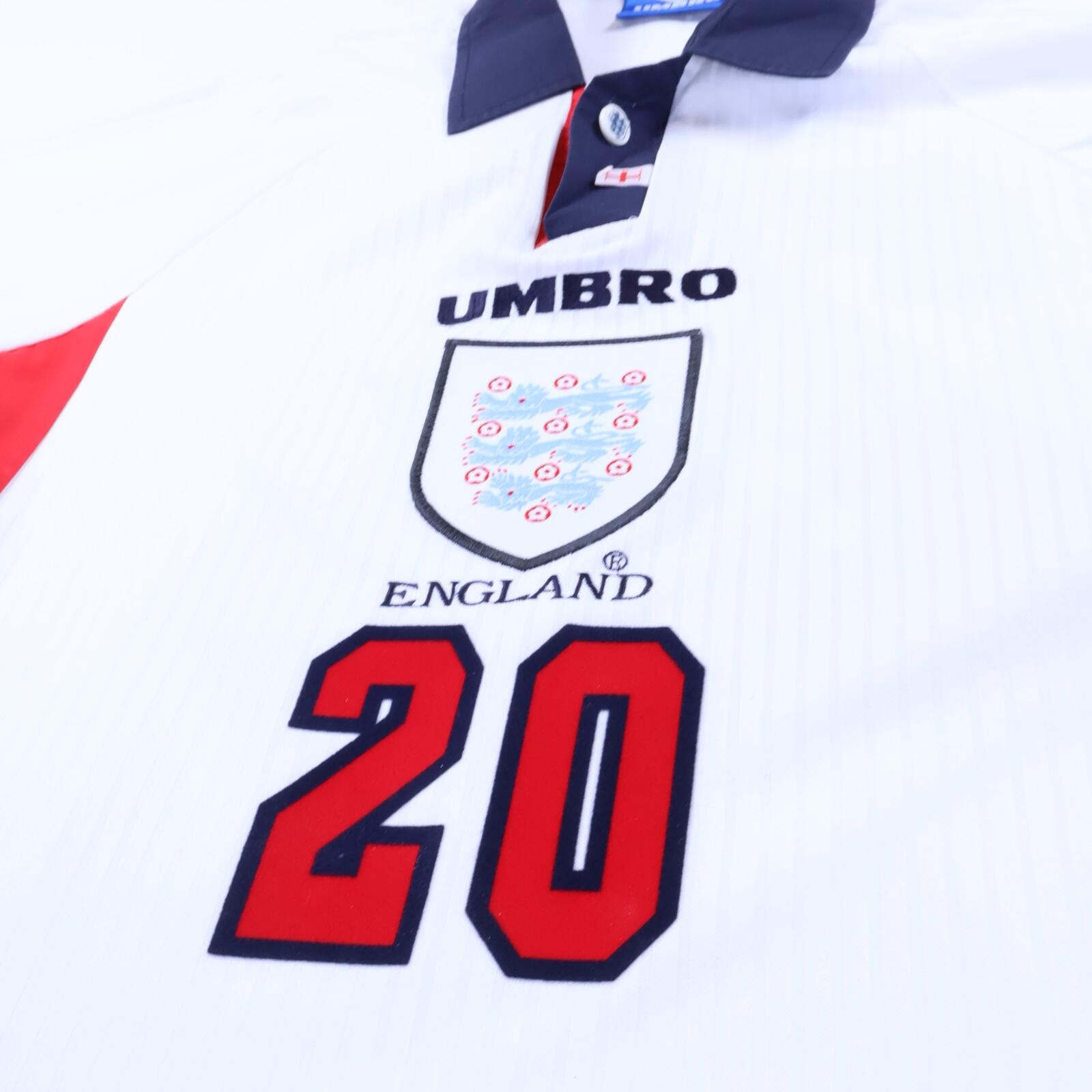 England Owen #20 1997/99 Home Shirt - L