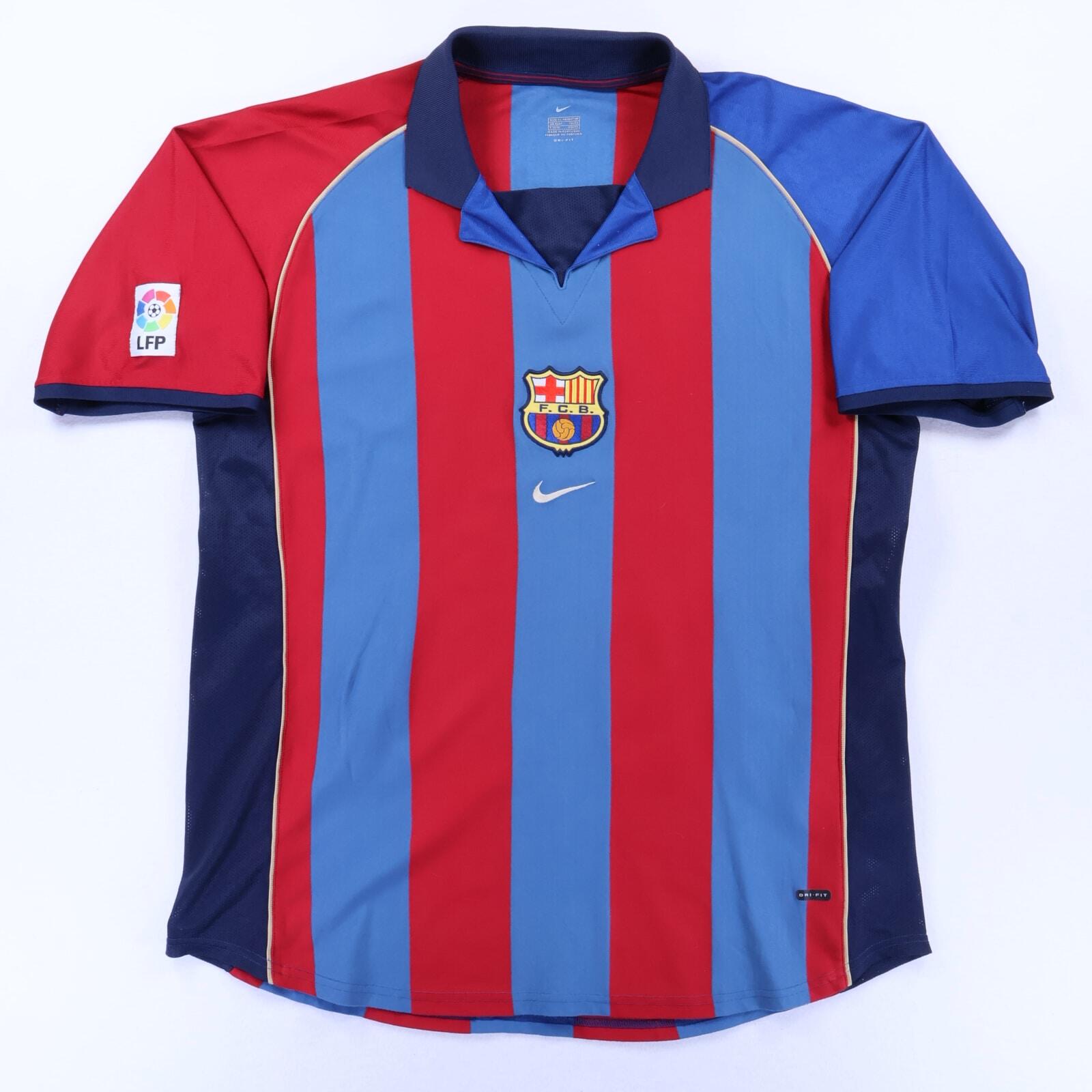 Barcelona Puyol #24 2001/02 Home Shirt - XL - BACK