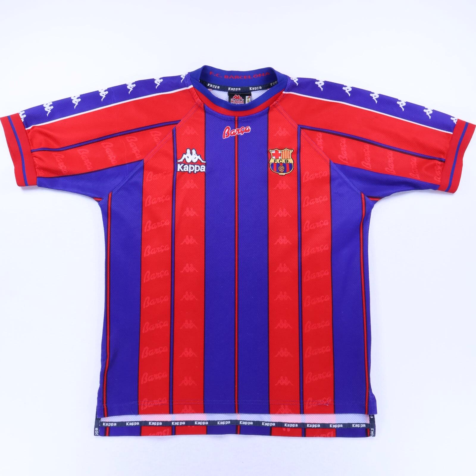 Barcelona Rivaldo #11 1997/98 Home Shirt - L- BACK