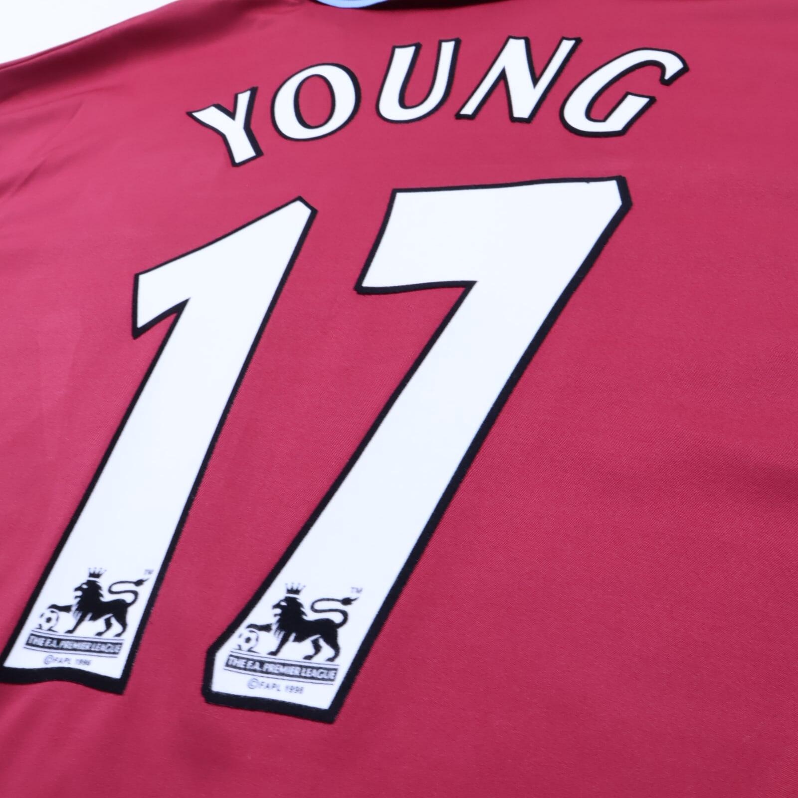 Aston Villa Young #17 2006/07 Home Shirt - XL- TAGS