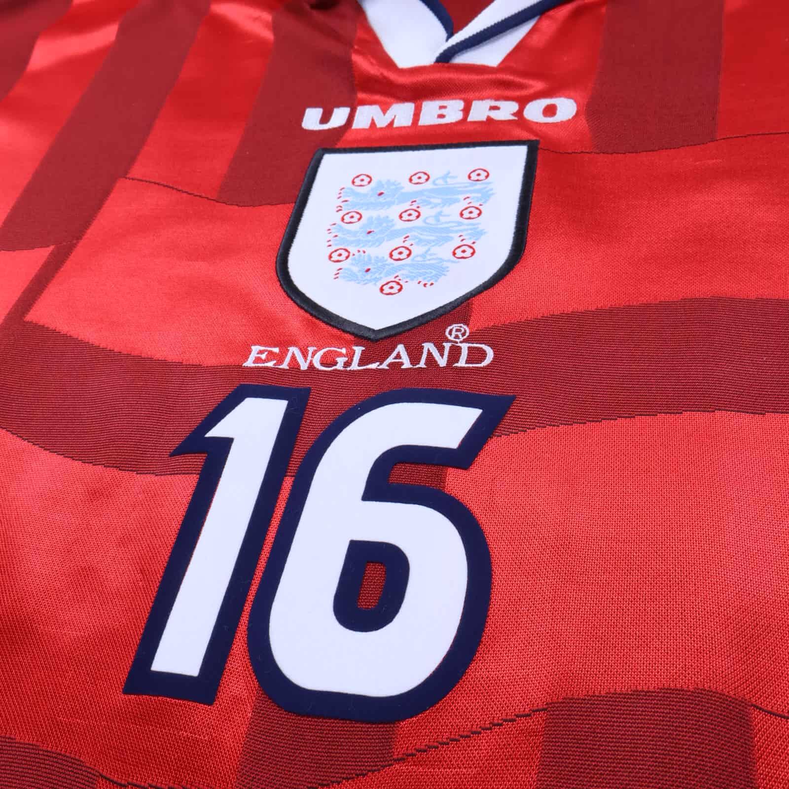 England Scholes #16 1997/99 Away Shirt - M