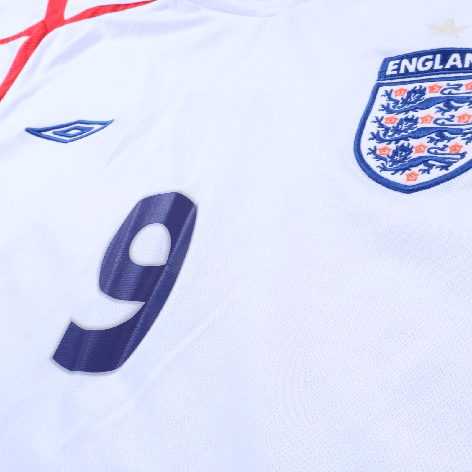 England Rooney #9 2005/07 Home Shirt - XL