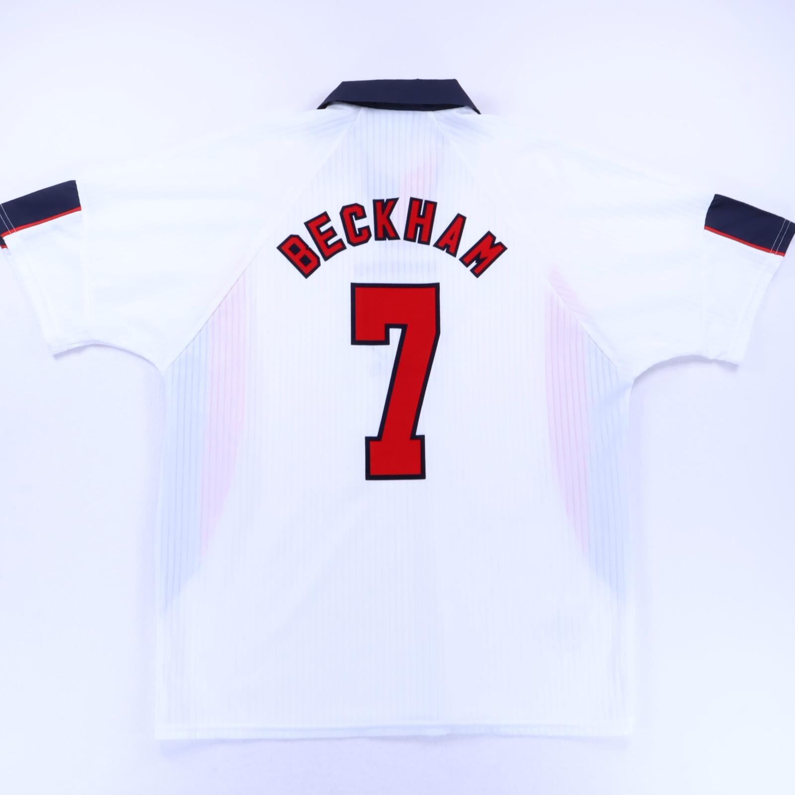 England Beckham #7 1997/99 Home Shirt - XL- FRONT