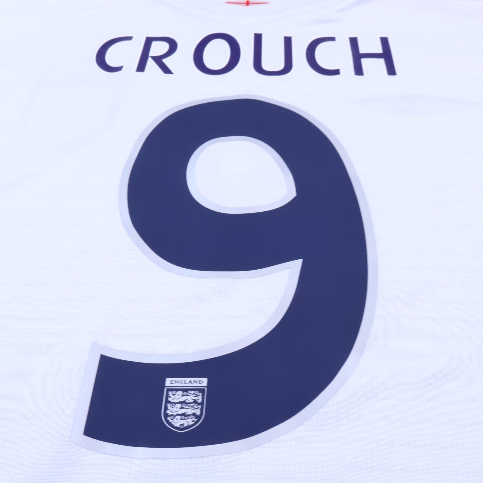 England Crouch #9 2005/07 Home Shirt - XL- TAGS