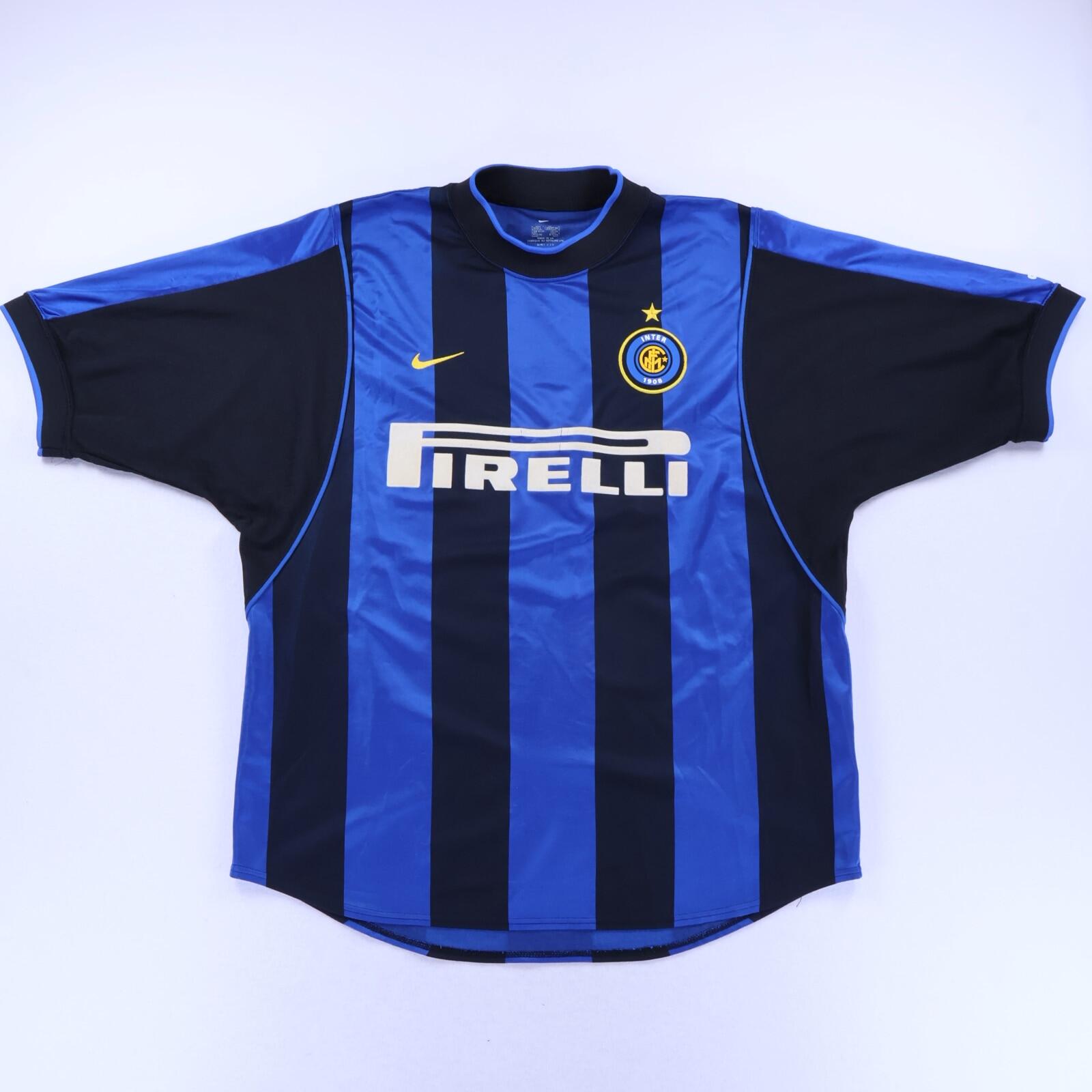 Inter Milan Ronaldo #9 2000/01 Home Shirt - L- BACK