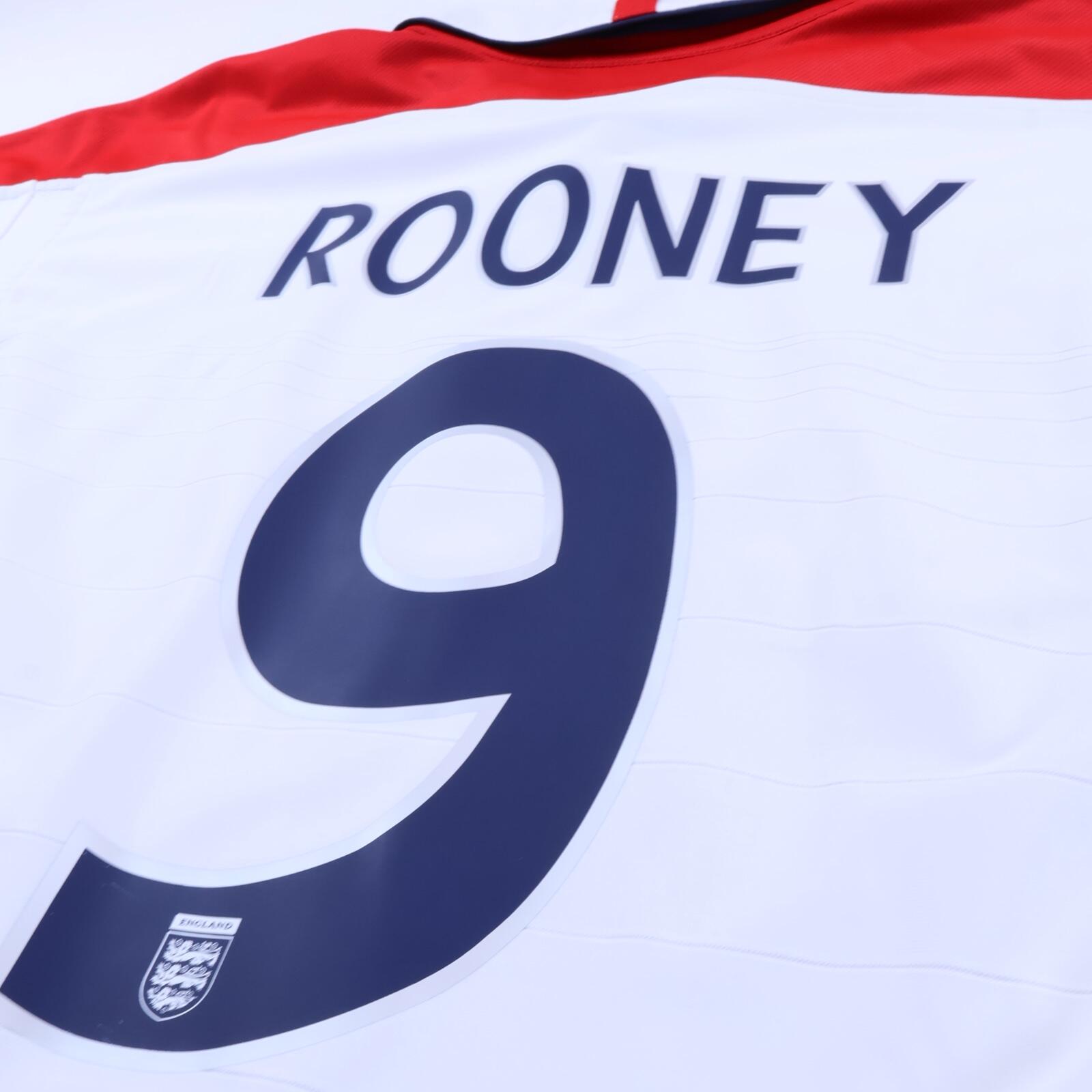 England Rooney #9 2003/05 Home Shirt - Reversible - XL- TAGS