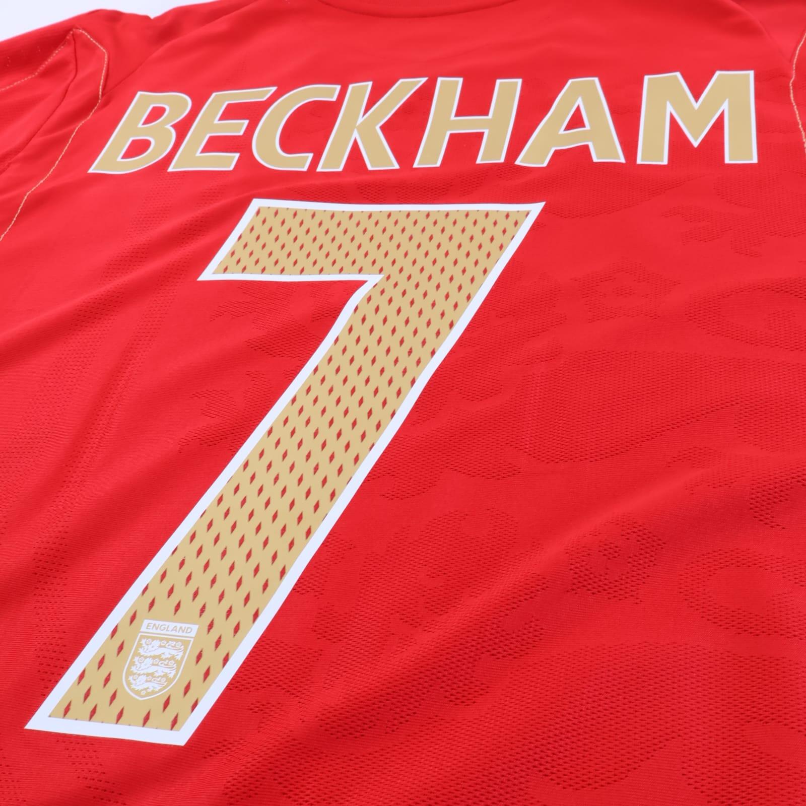 England Beckham #7 2006/08 Away Shirt - M- TAGS