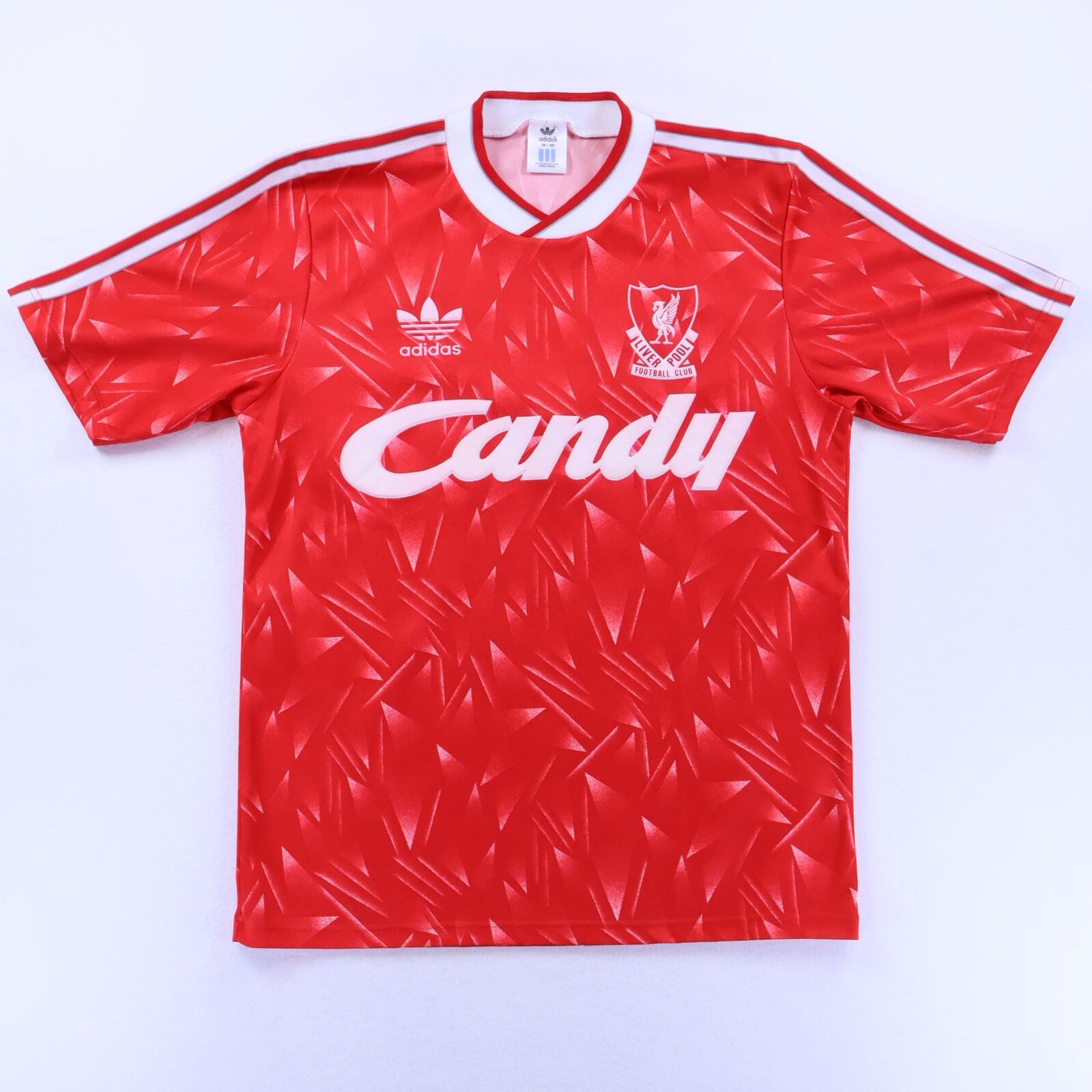 Liverpool F.C 1989/91 Home Shirt - M- FRONT