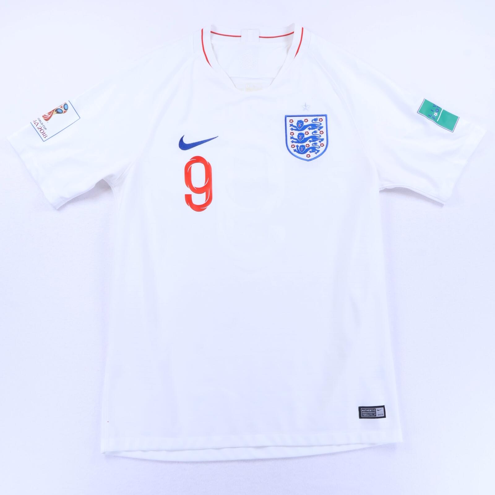 England Kane #9 2018/19 Home Shirt - M- FRONT