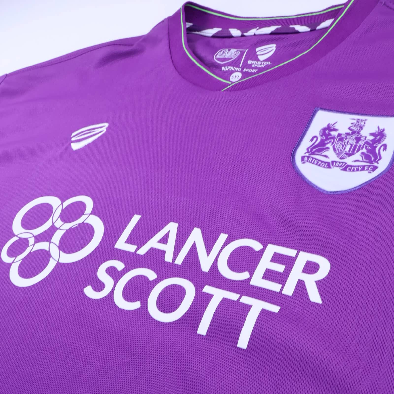 Bristol City F.C 2017/18 Away Shirt - 5XL- BACK