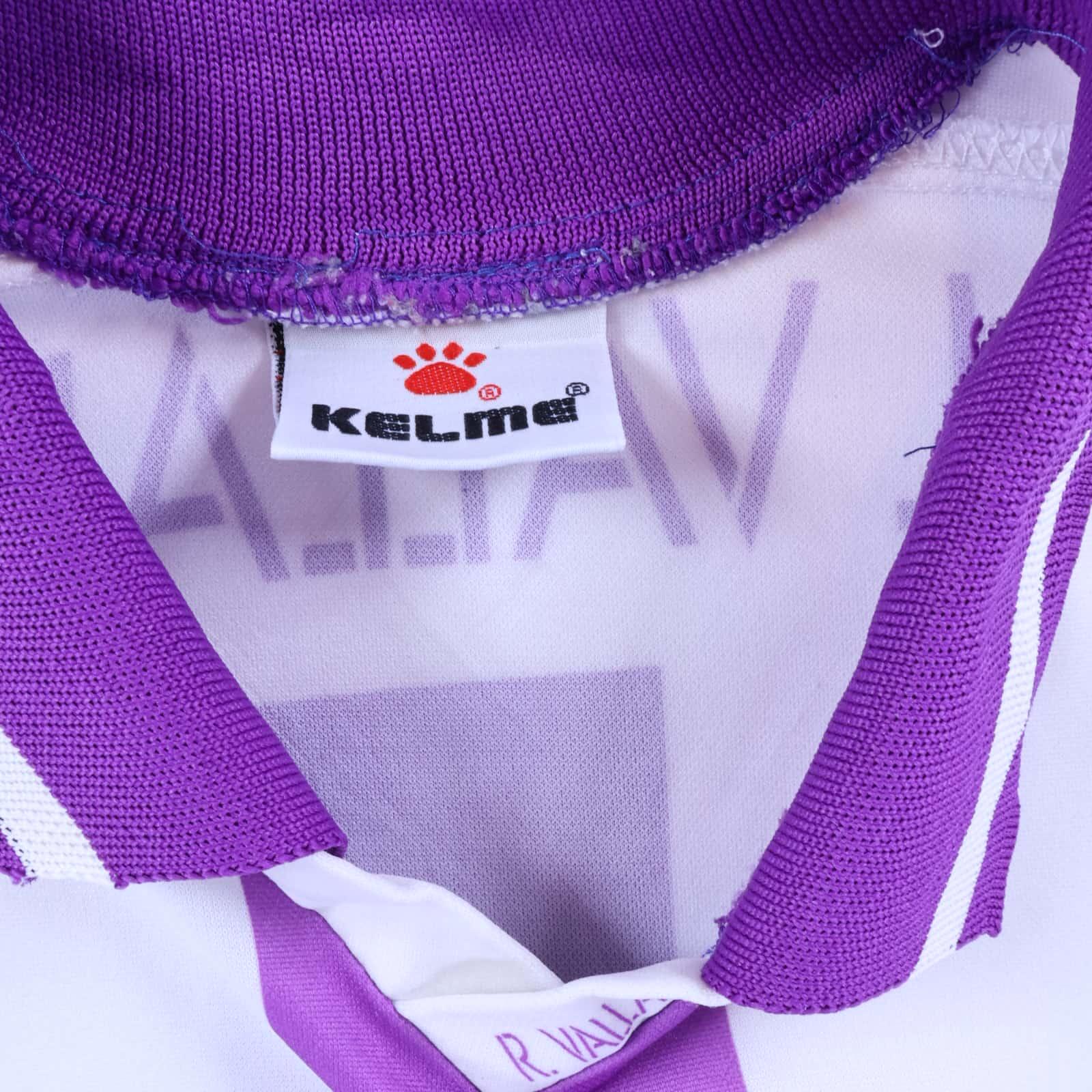 Real Valladolid 1996/97 Home Shirt - M- BACK