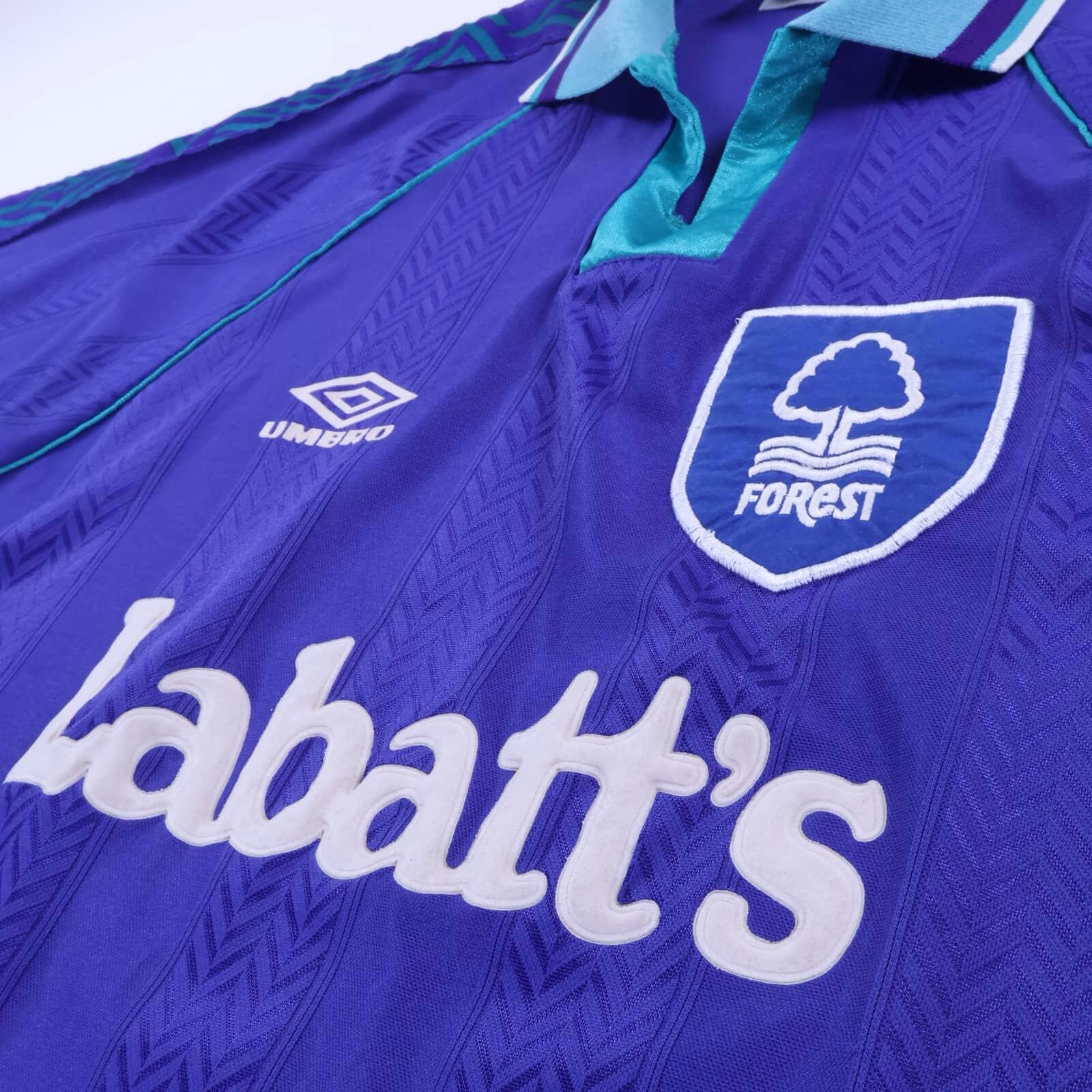 Nottingham Forest 1993/95 Away Shirt - L- BACK