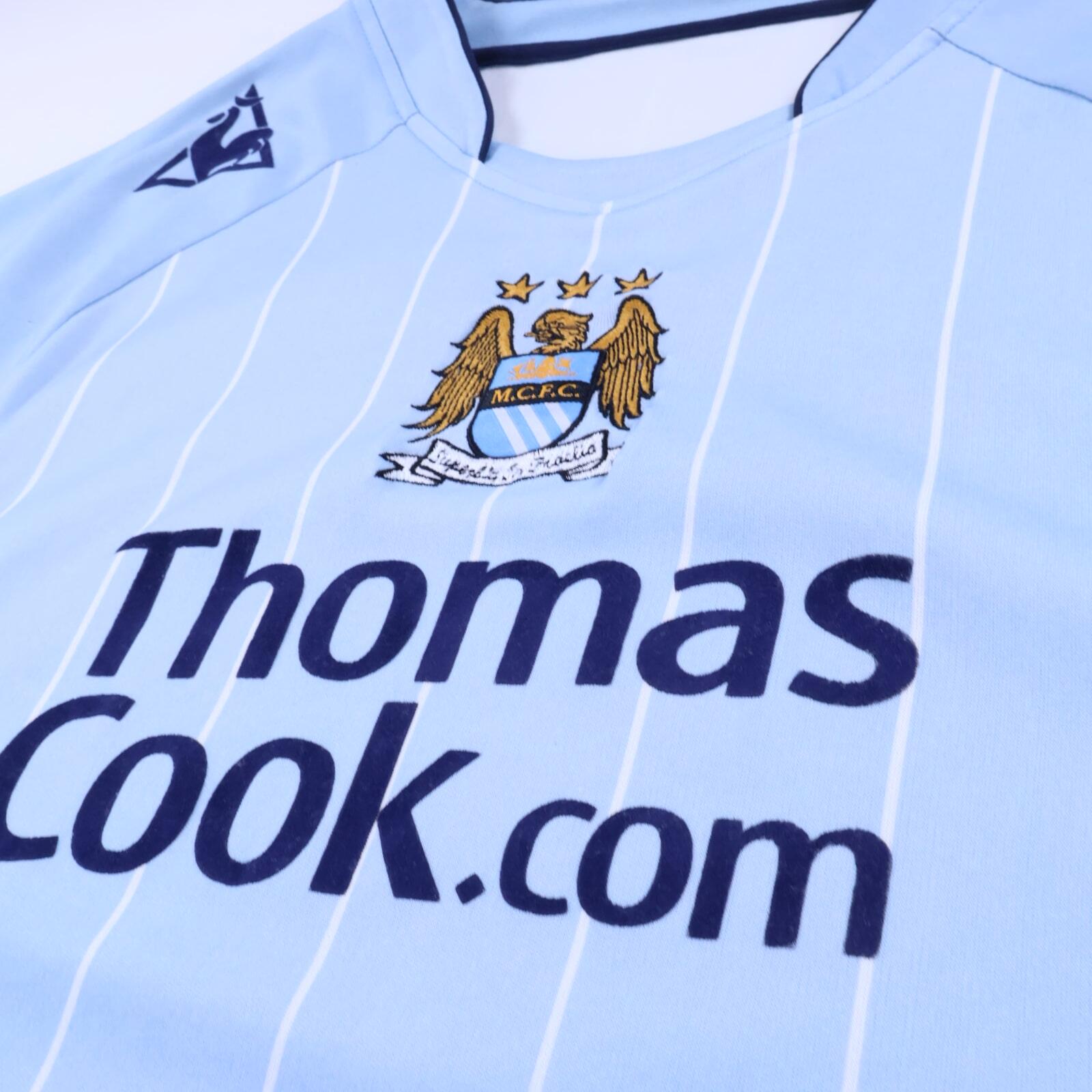 Manchester City 2007/08 Home Shirt - M- BACK