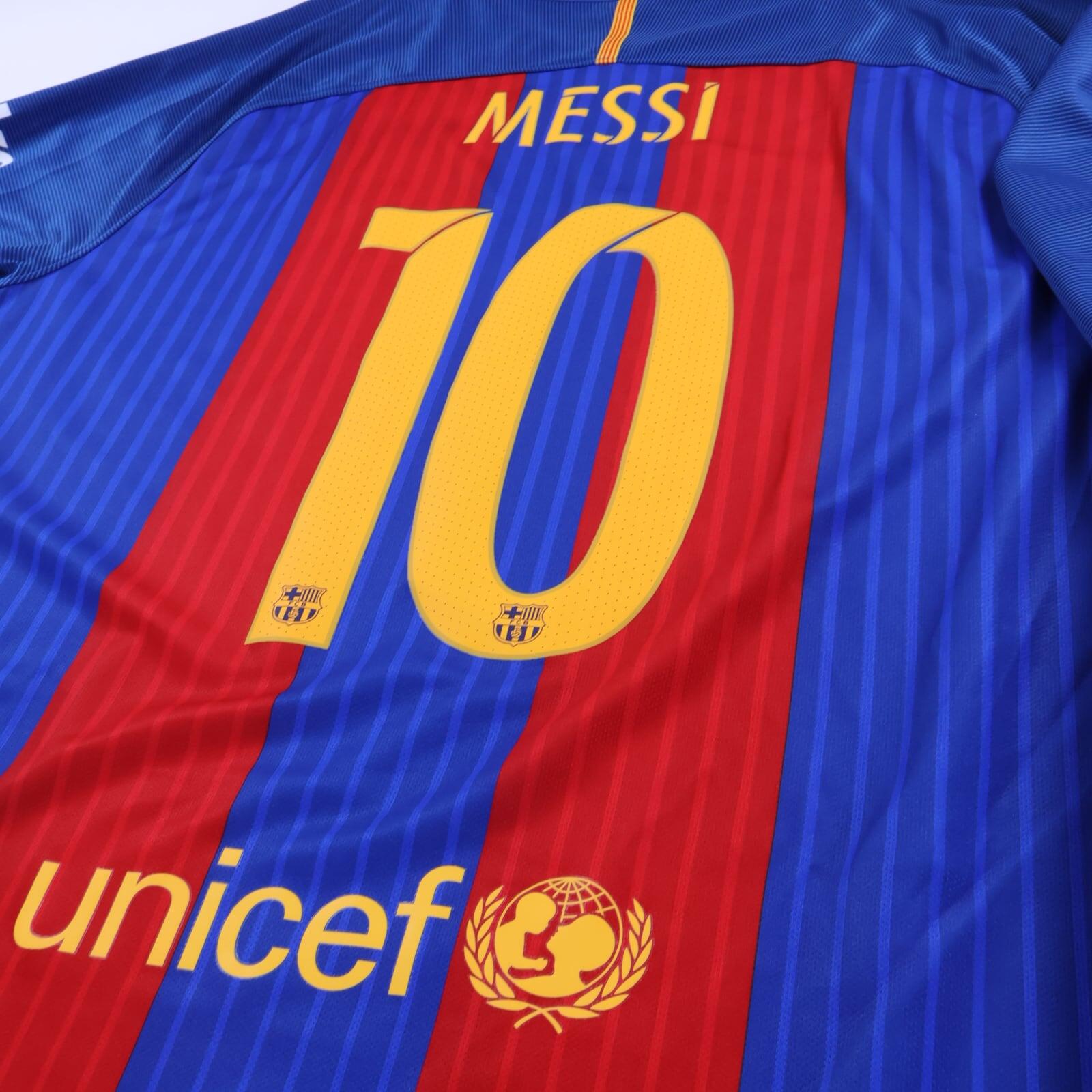 Barcelona Messi #10 2016/17 Home Shirt - XL- TAGS