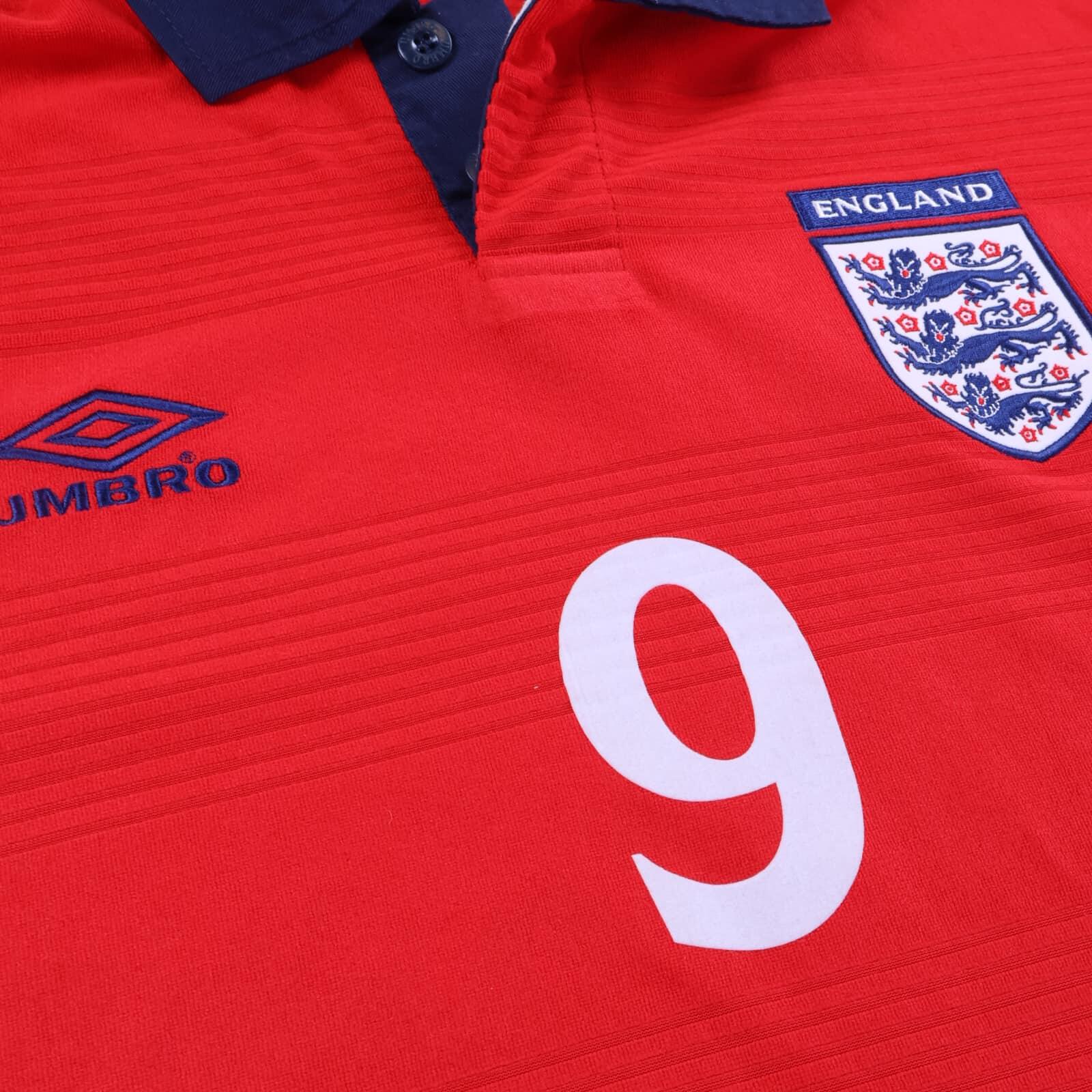 England #9 1999/01 Away Shirt - XL- BACK