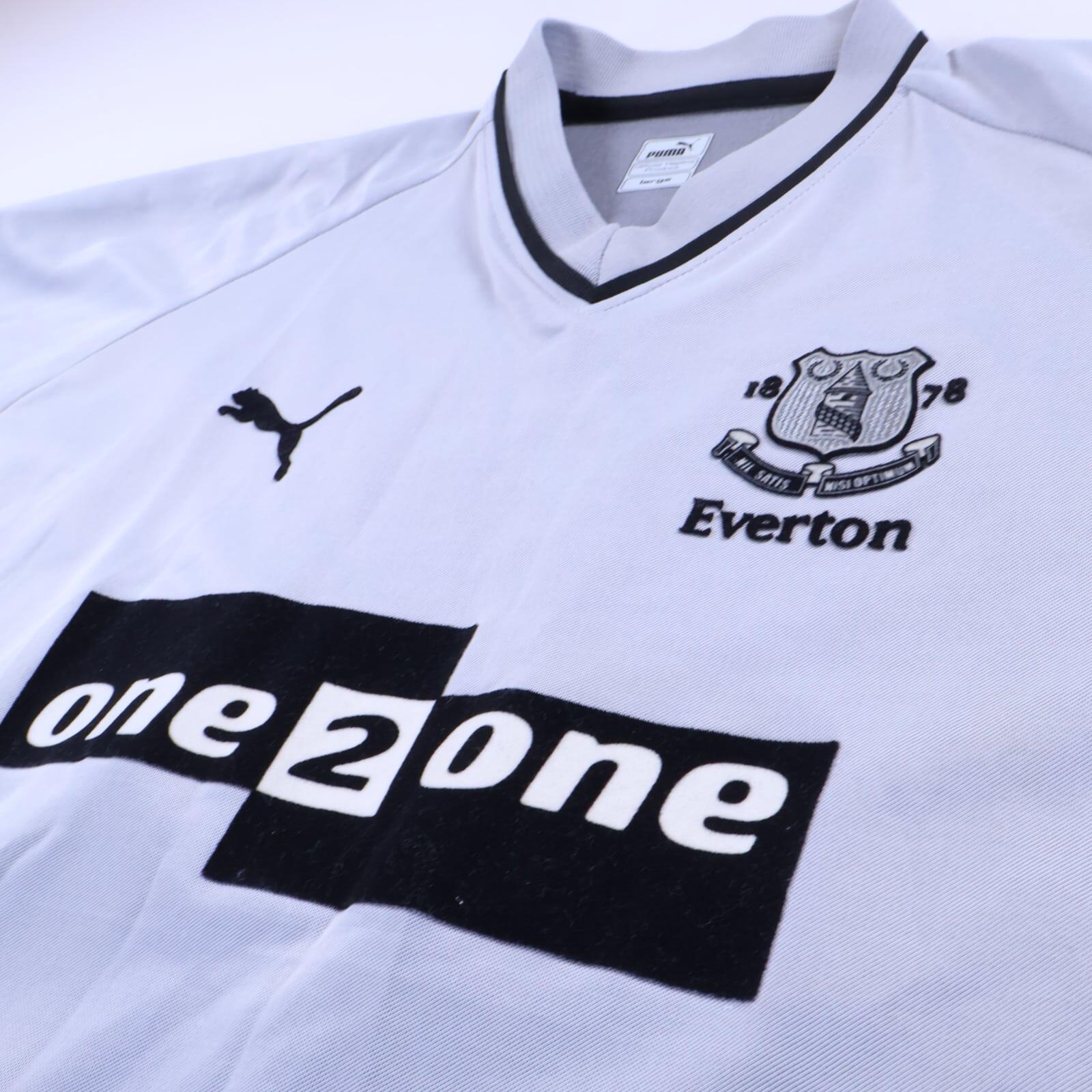 Everton Gascoigne #8 2001/02 Away Shirt - L