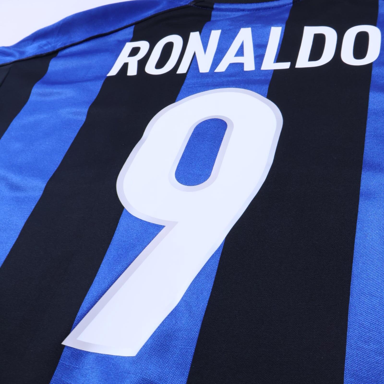 Inter Milan Ronaldo #9 1999/00 Home Shirt - L- TAGS