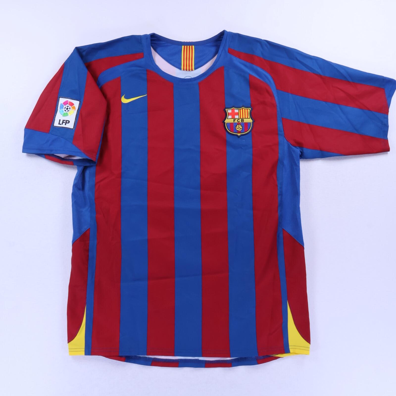 Barcelona Messi #30 2005/06 Home Shirt - M - BACK