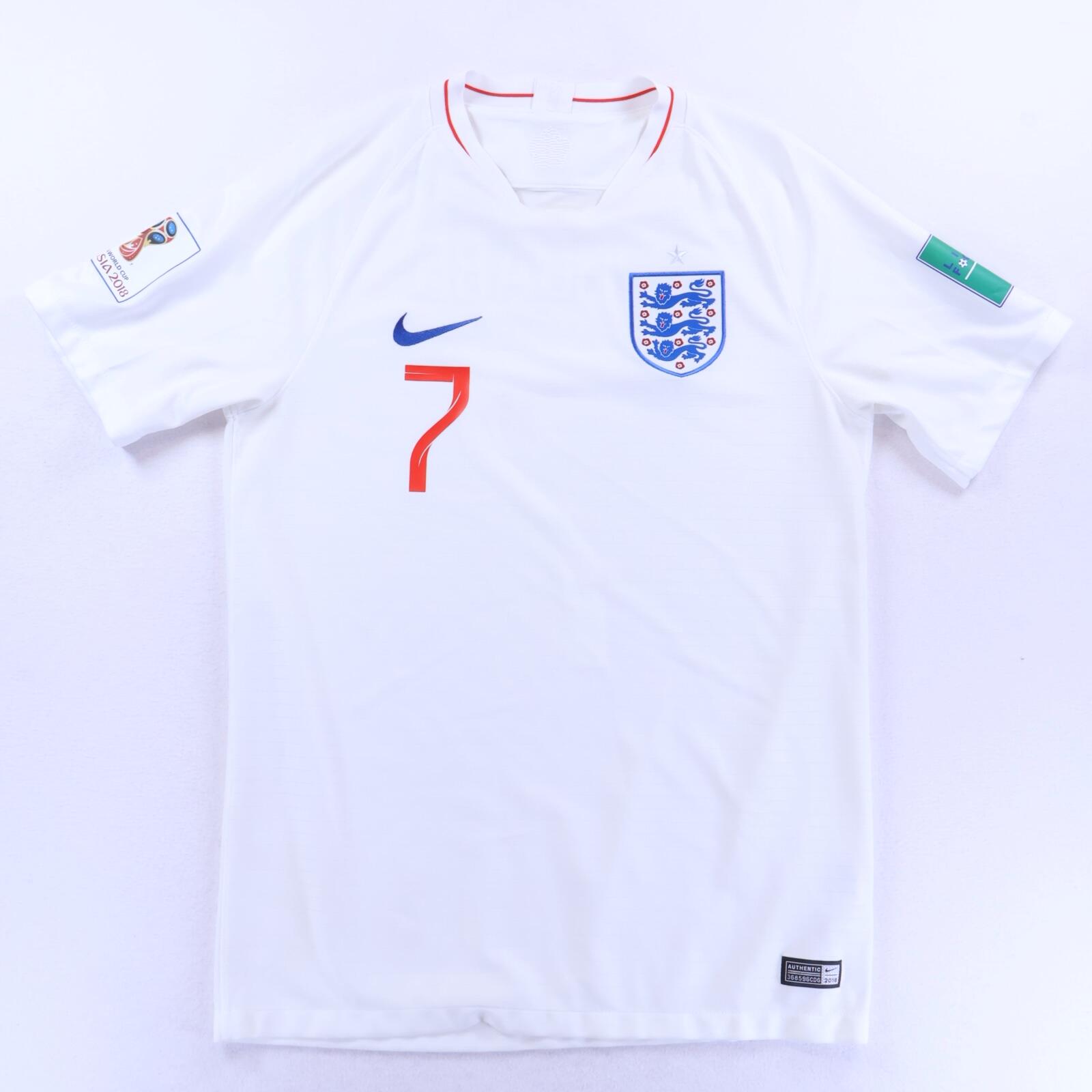 England Lingard #10 2018/19 Home Shirt - M- BACK