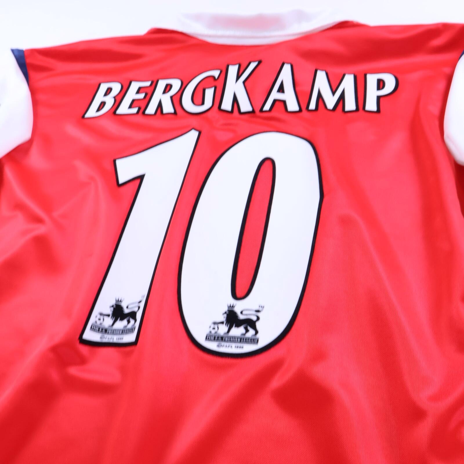 Arsenal Bergkamp #10 1998/99 Home Shirt - XL- TAGS