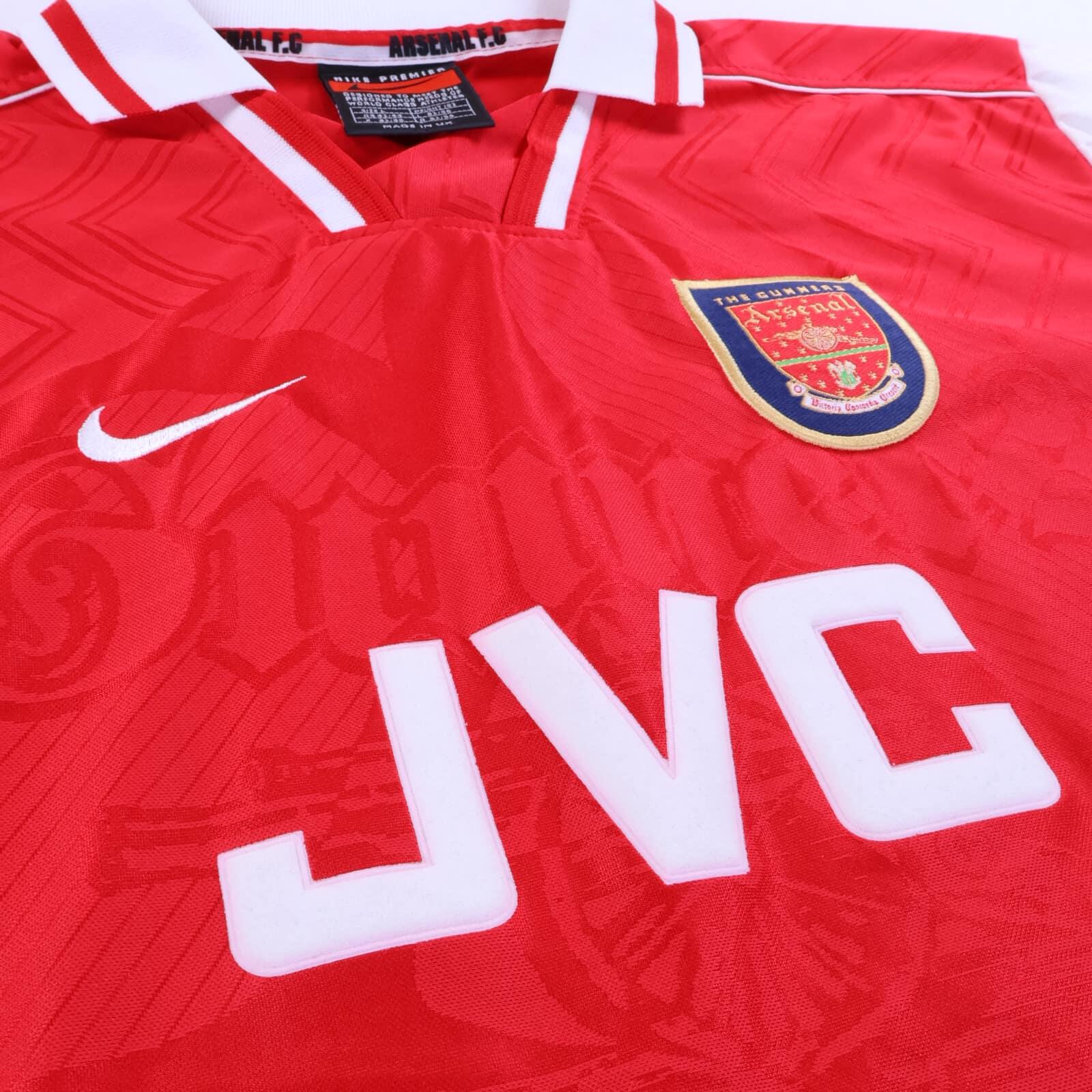 Arsenal Bergkamp #10 1996/98 Home Shirt - L