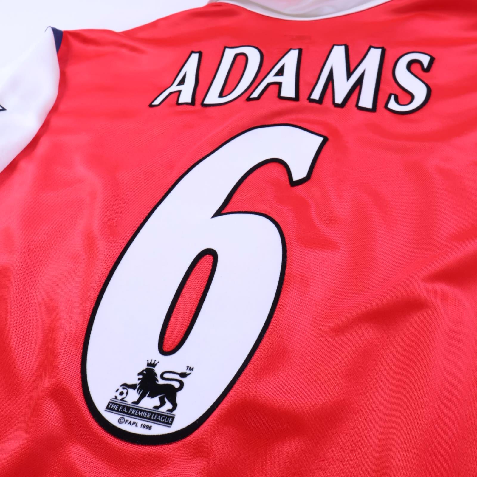 Arsenal Adams #6 1998/99 Home Shirt - L