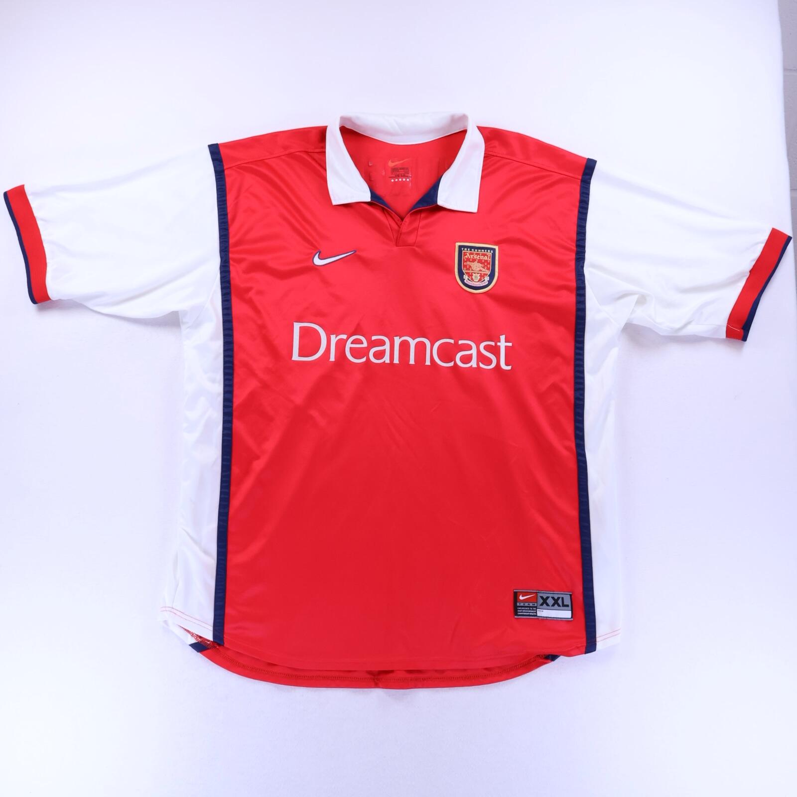 Arsenal Suker #9 2000/02 Home Shirt - 2XL- BACK