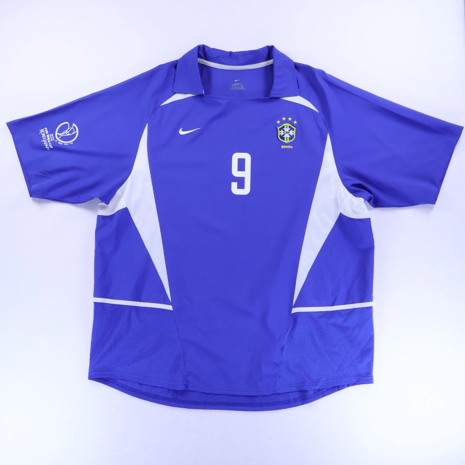 Brazil Ronaldo #9 1998/00 Away Shirt - 2XL- BACK