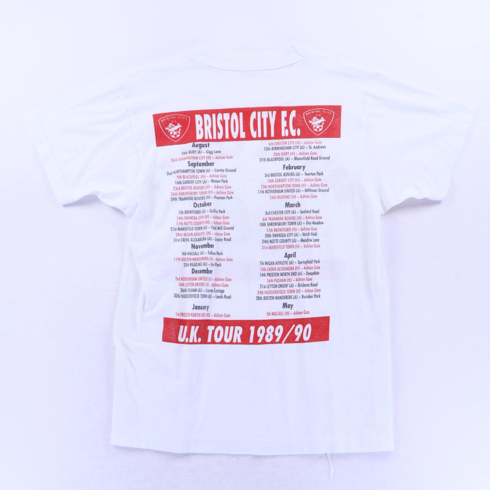 Bristol City F.C 1989/90 T-Shirt - M