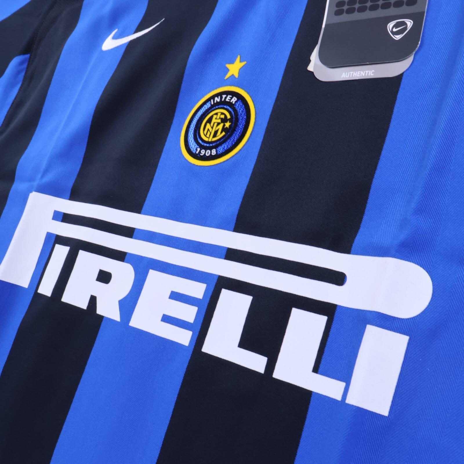 Inter Milan Adriano #10 2005/06 Home Shirt - XL