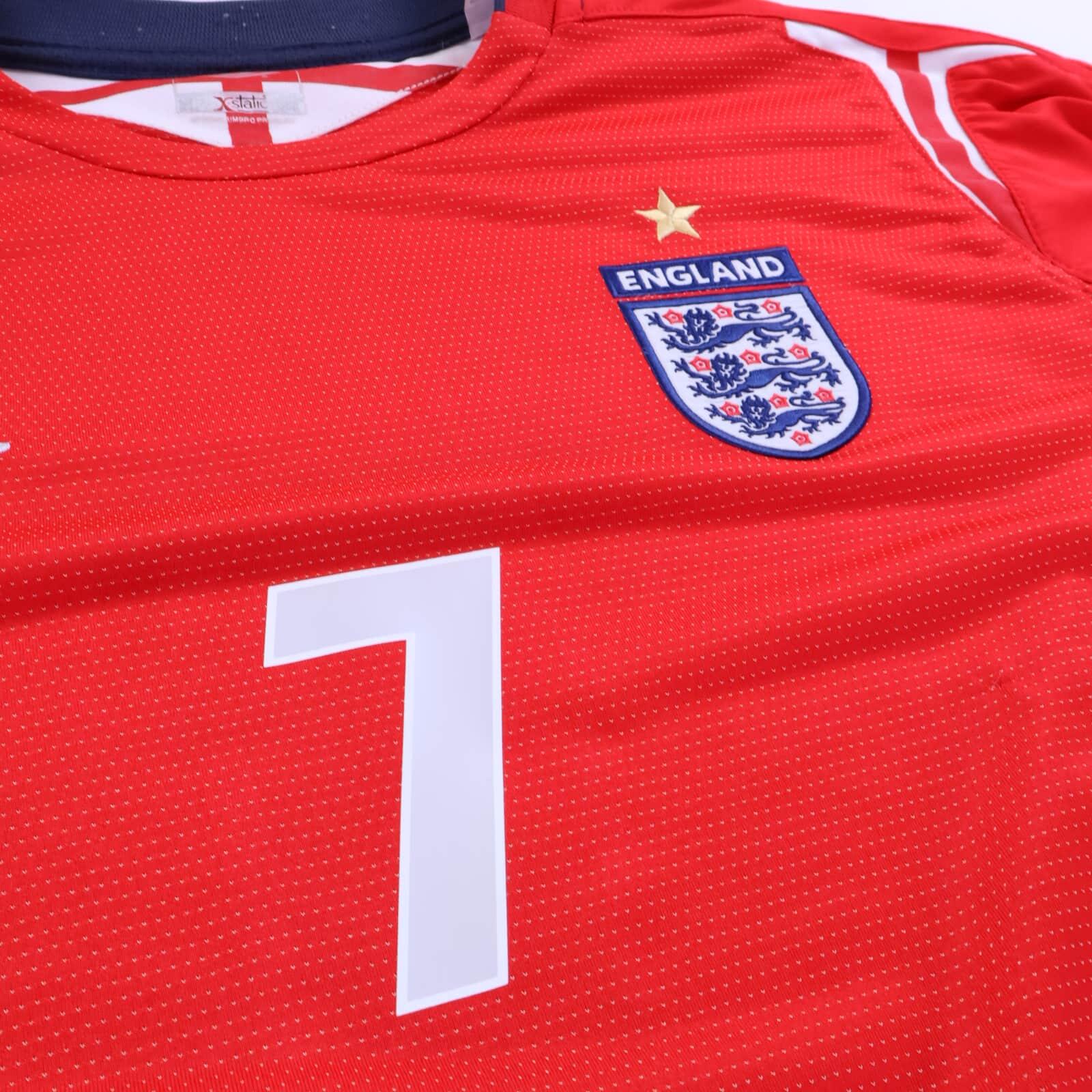 England Beckham #7 2004/06 Away Shirt - Long Sleeve - XL