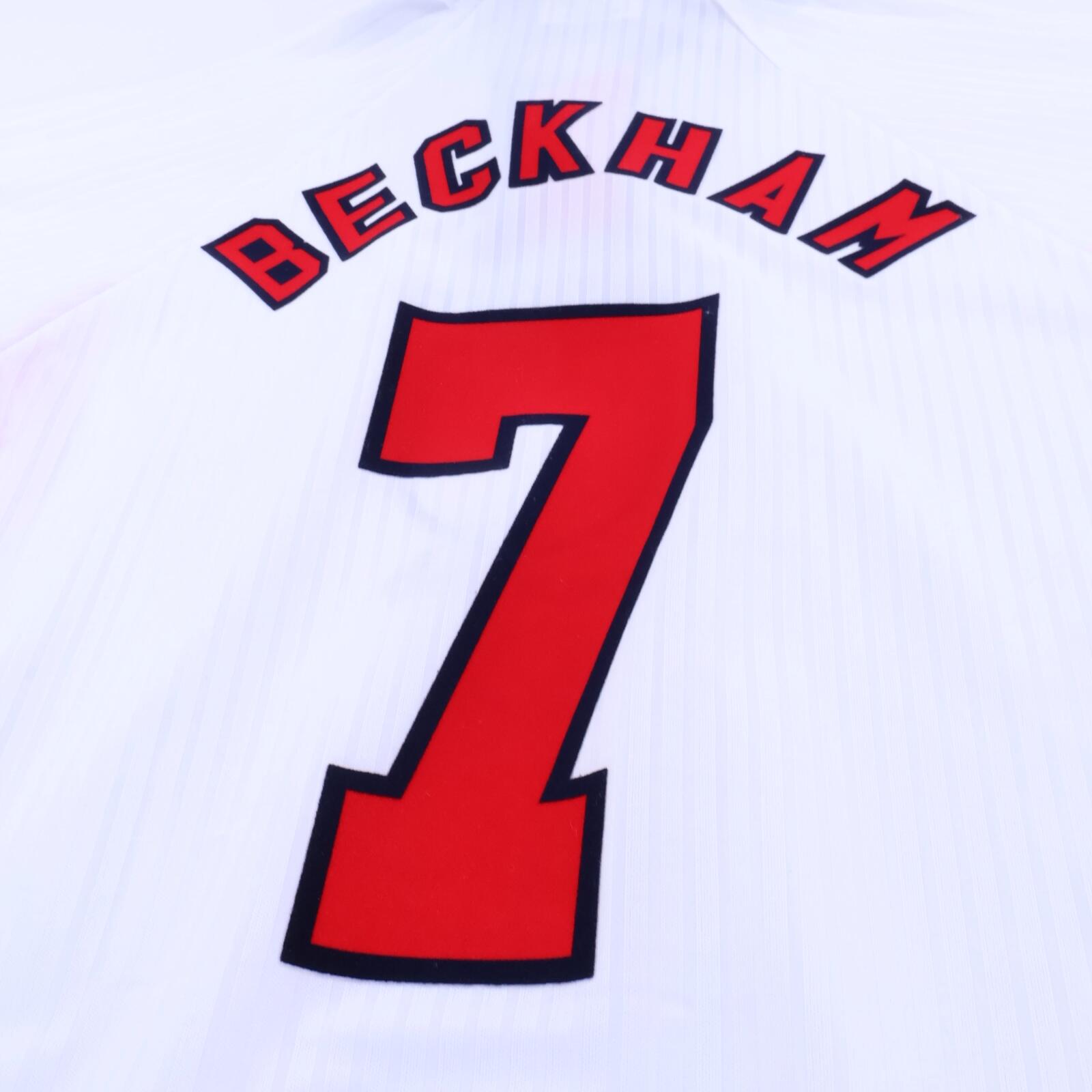 England Beckham #7 1997/99 Home Shirt - L- TAGS