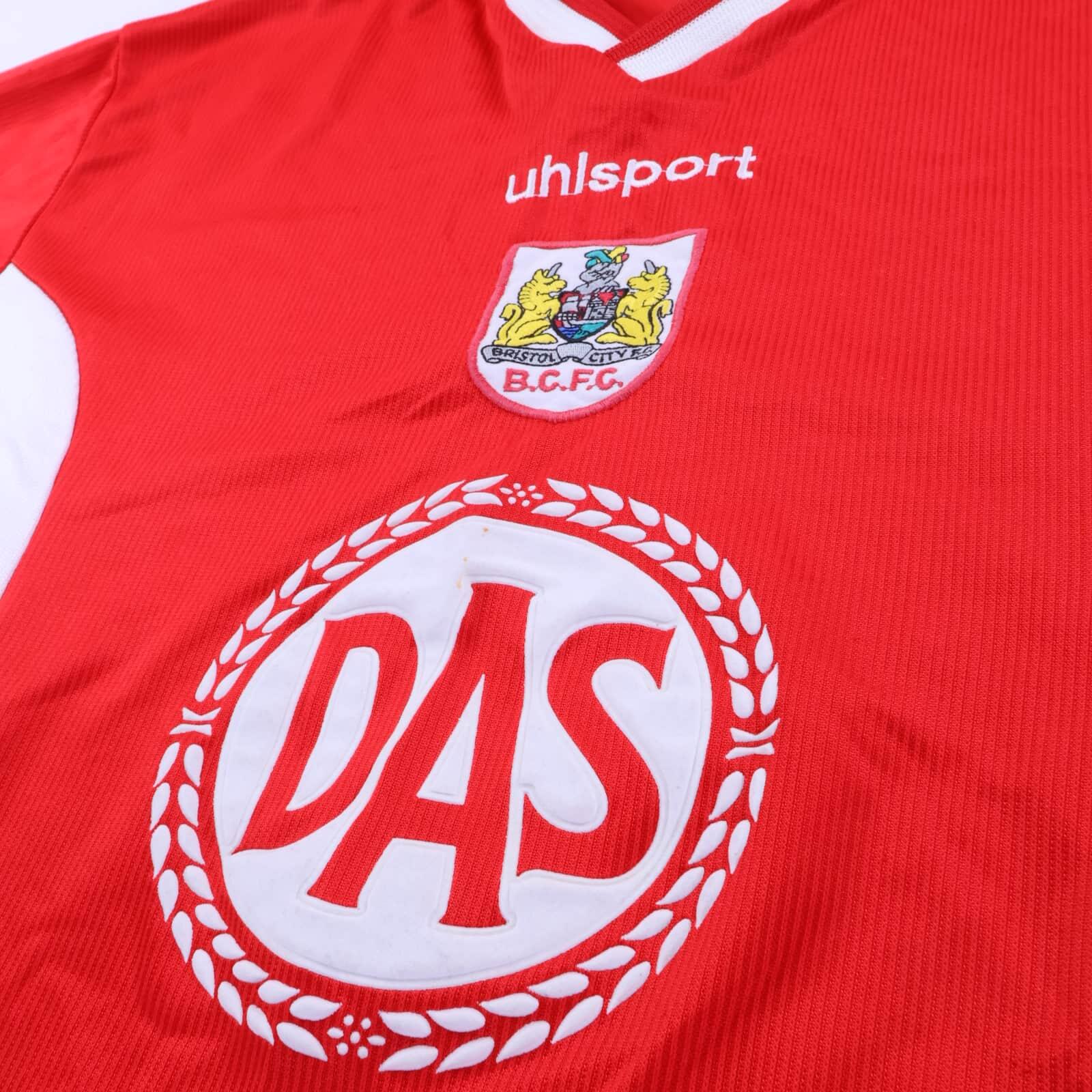 Bristol City F.C 1999/00 Home Shirt - M- BACK