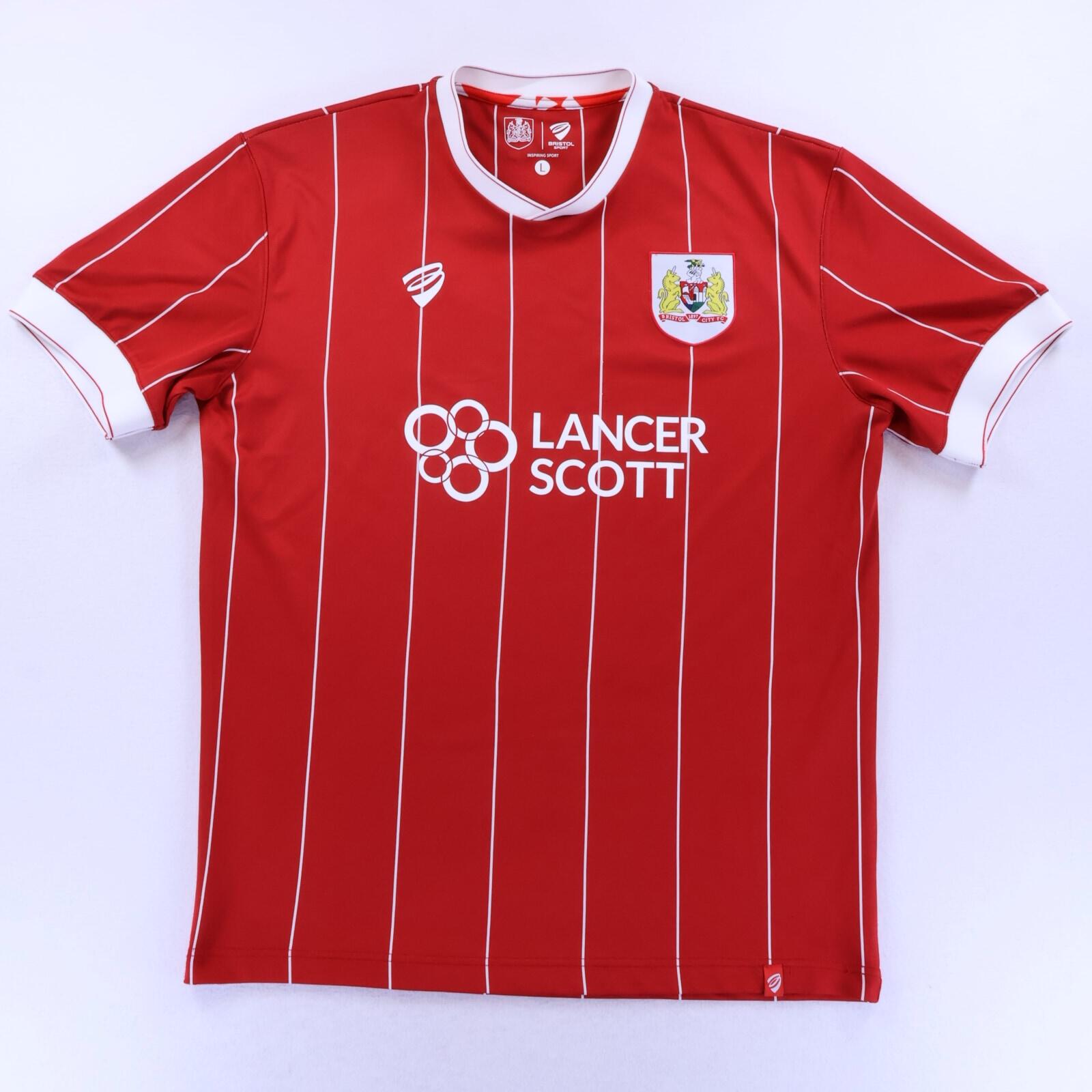 Bristol City F.C 2017/18 Home Shirt - L- FRONT