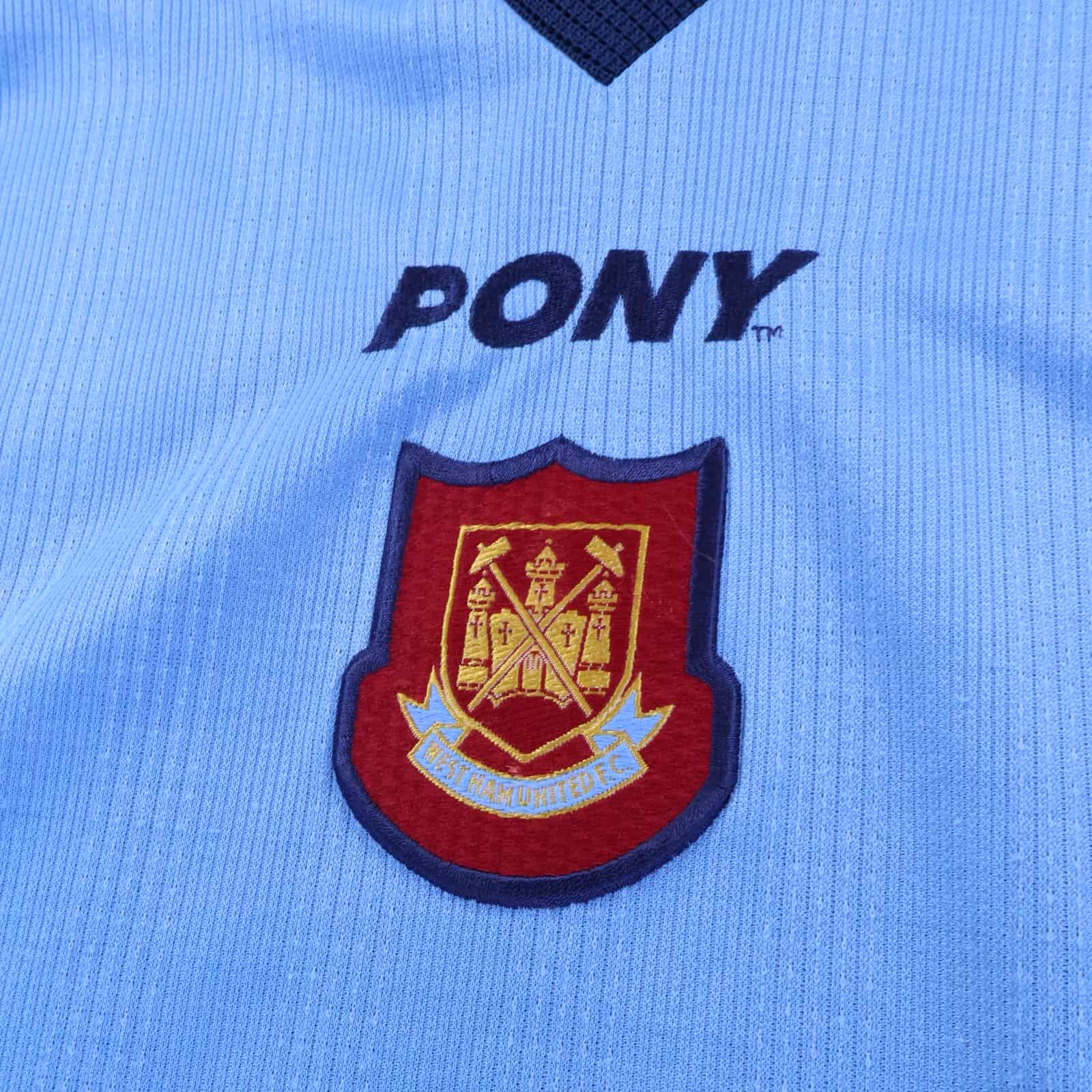 West Ham United 1997/98 Away Shirt - L- BACK