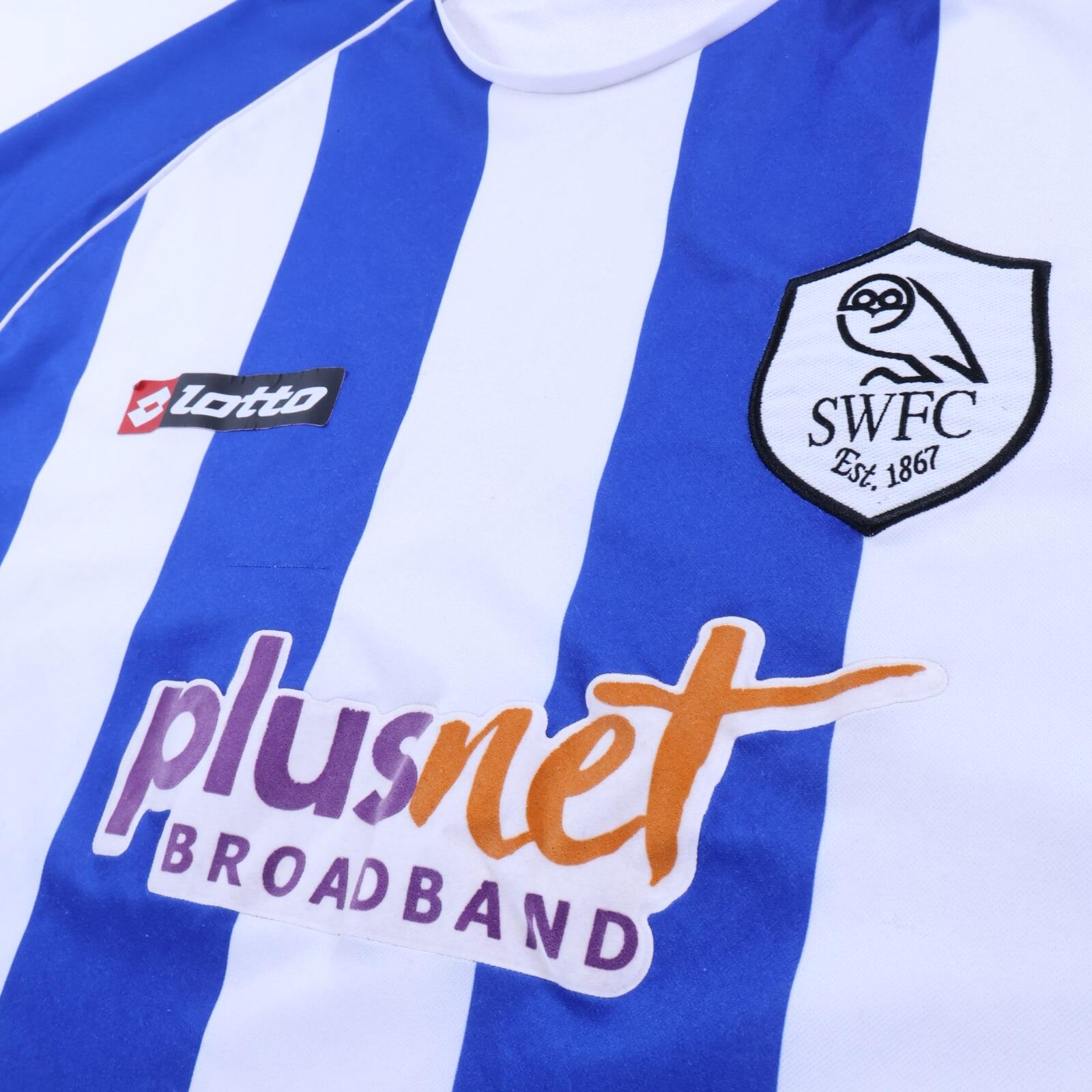 Sheffield Wednesday 2007/08 Home Shirt - XL- BACK