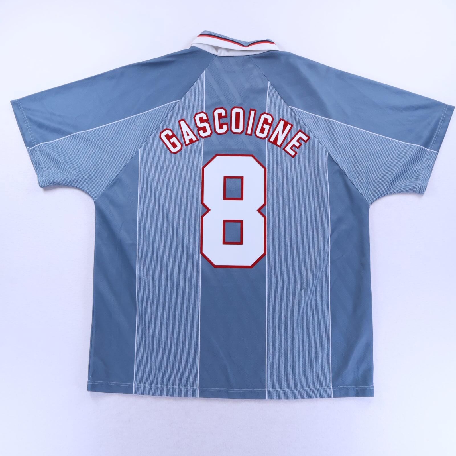 England Gascoigne #8 1996/97 Away Shirt - XL- FRONT