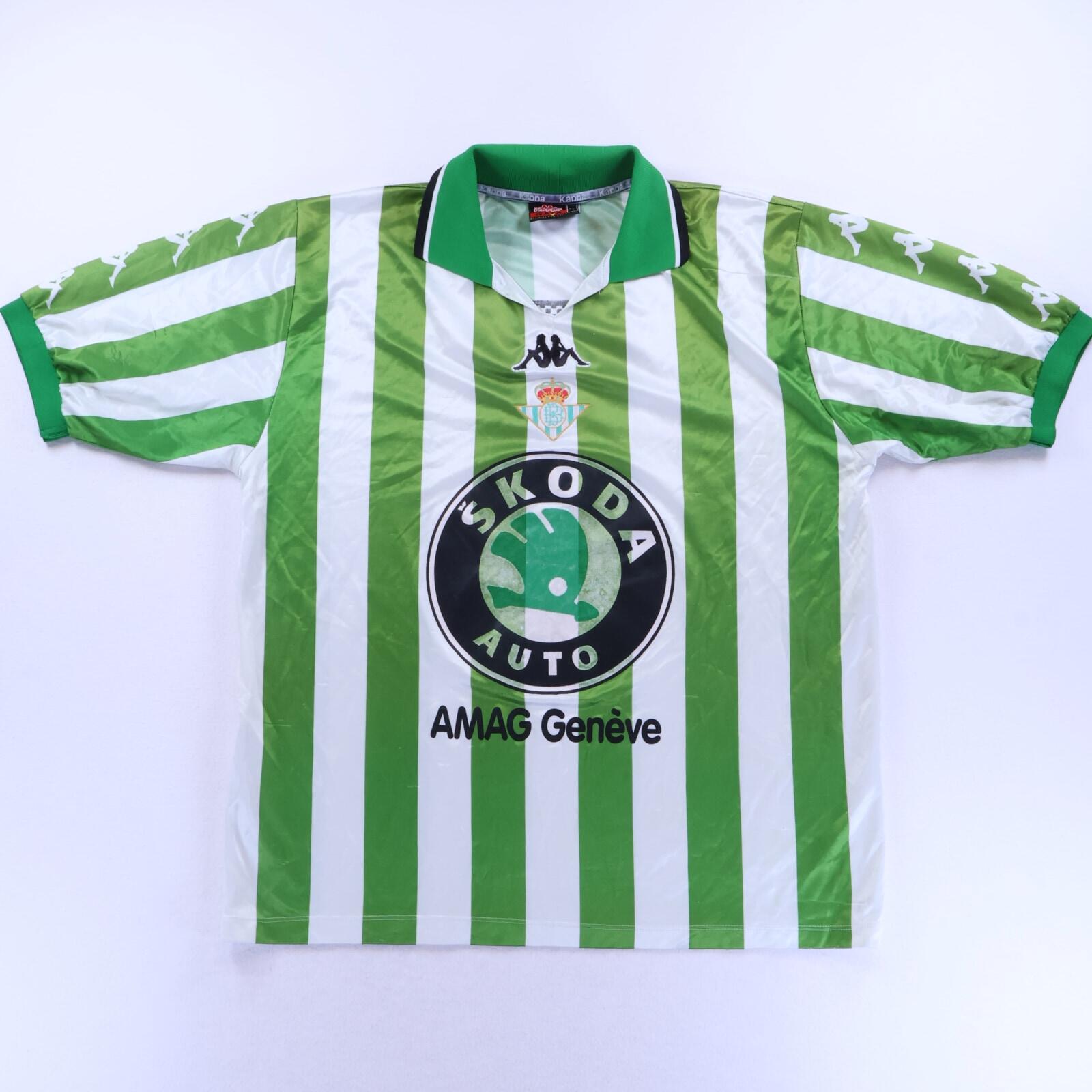 Real Betis #3 2000/01 Home Shirt - XL- FRONT